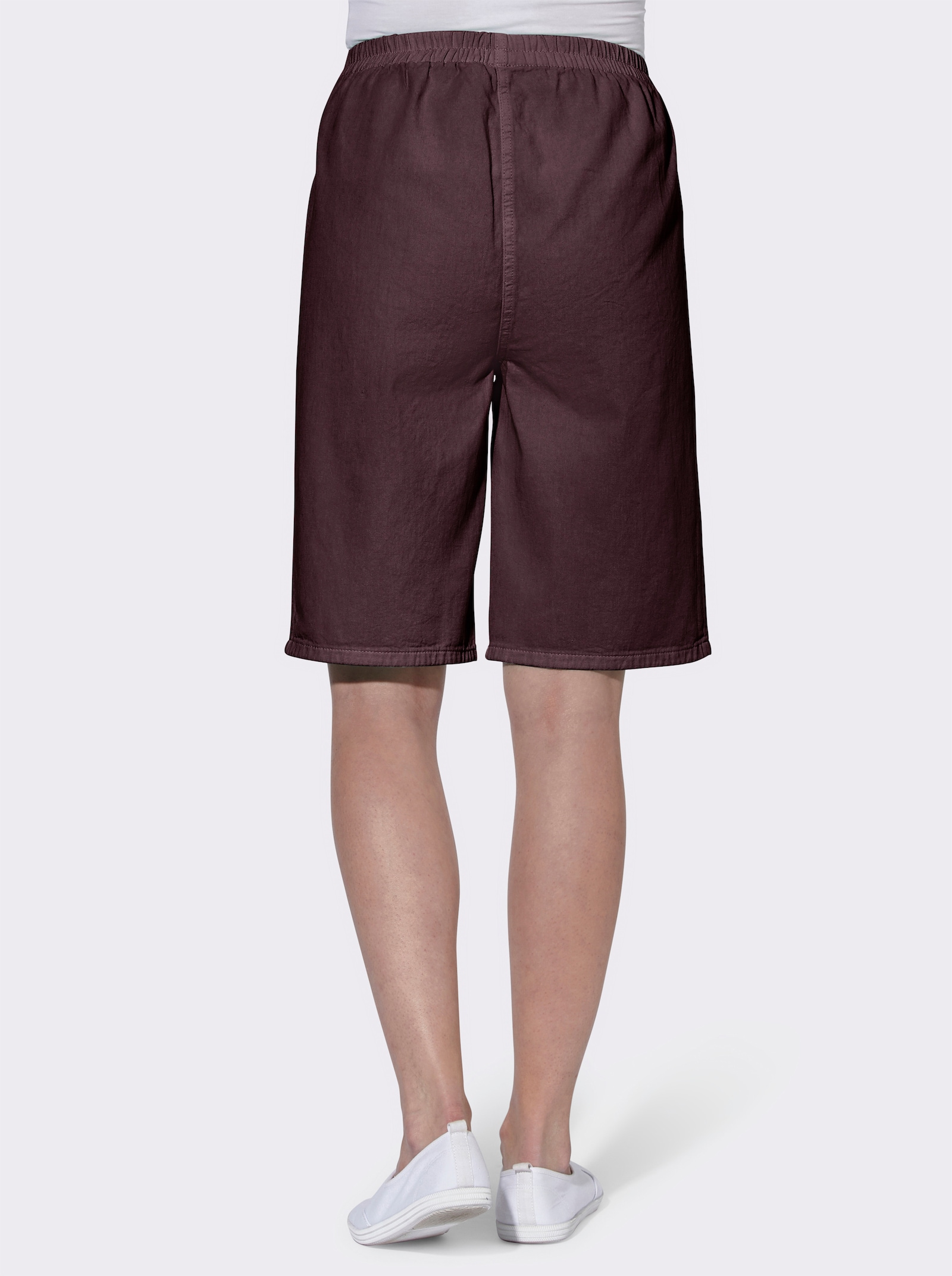 Bermudas mit Rundum-Dehnbund - beere