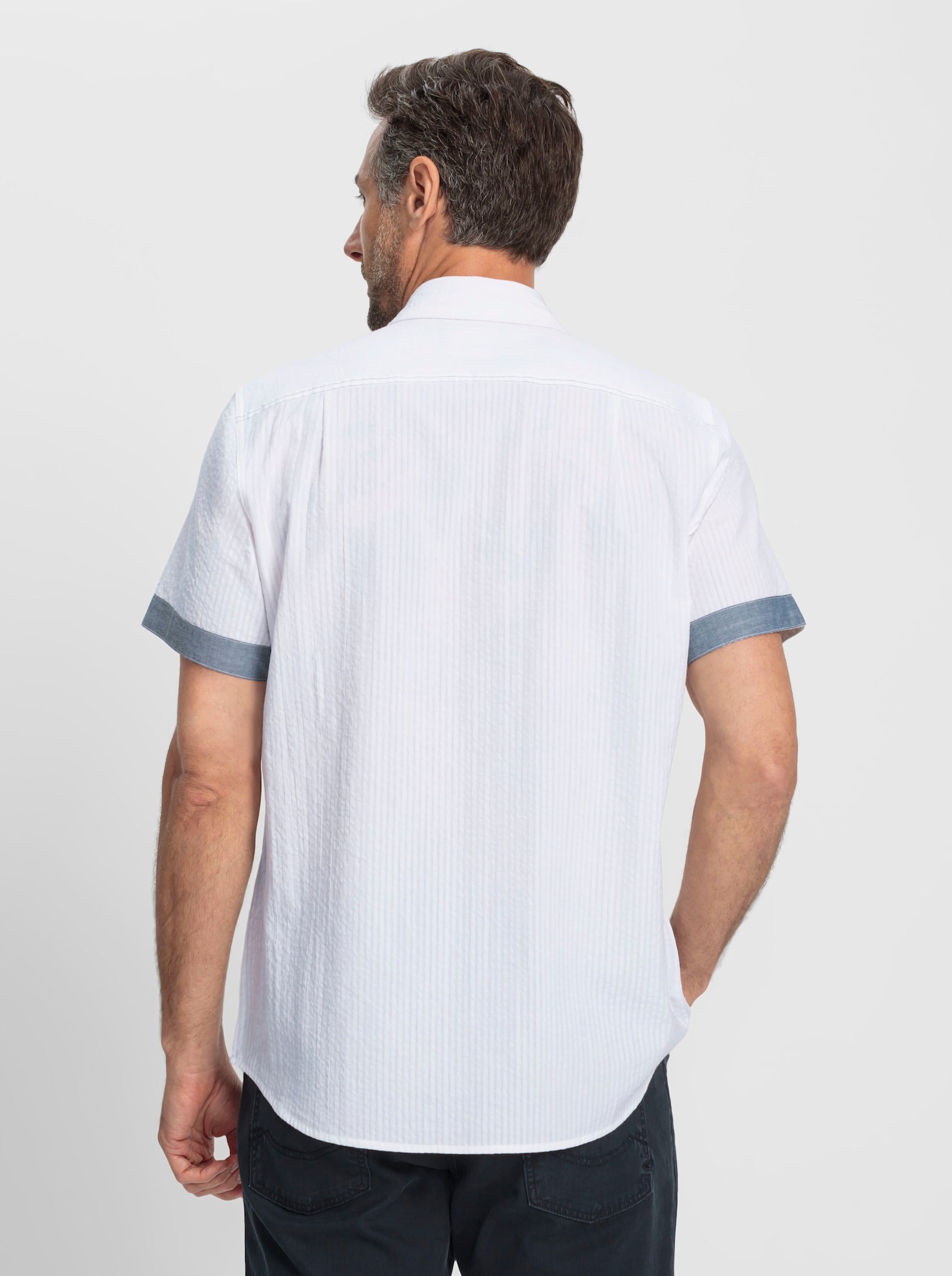 Catamaran Kurzarmhemd - weiß