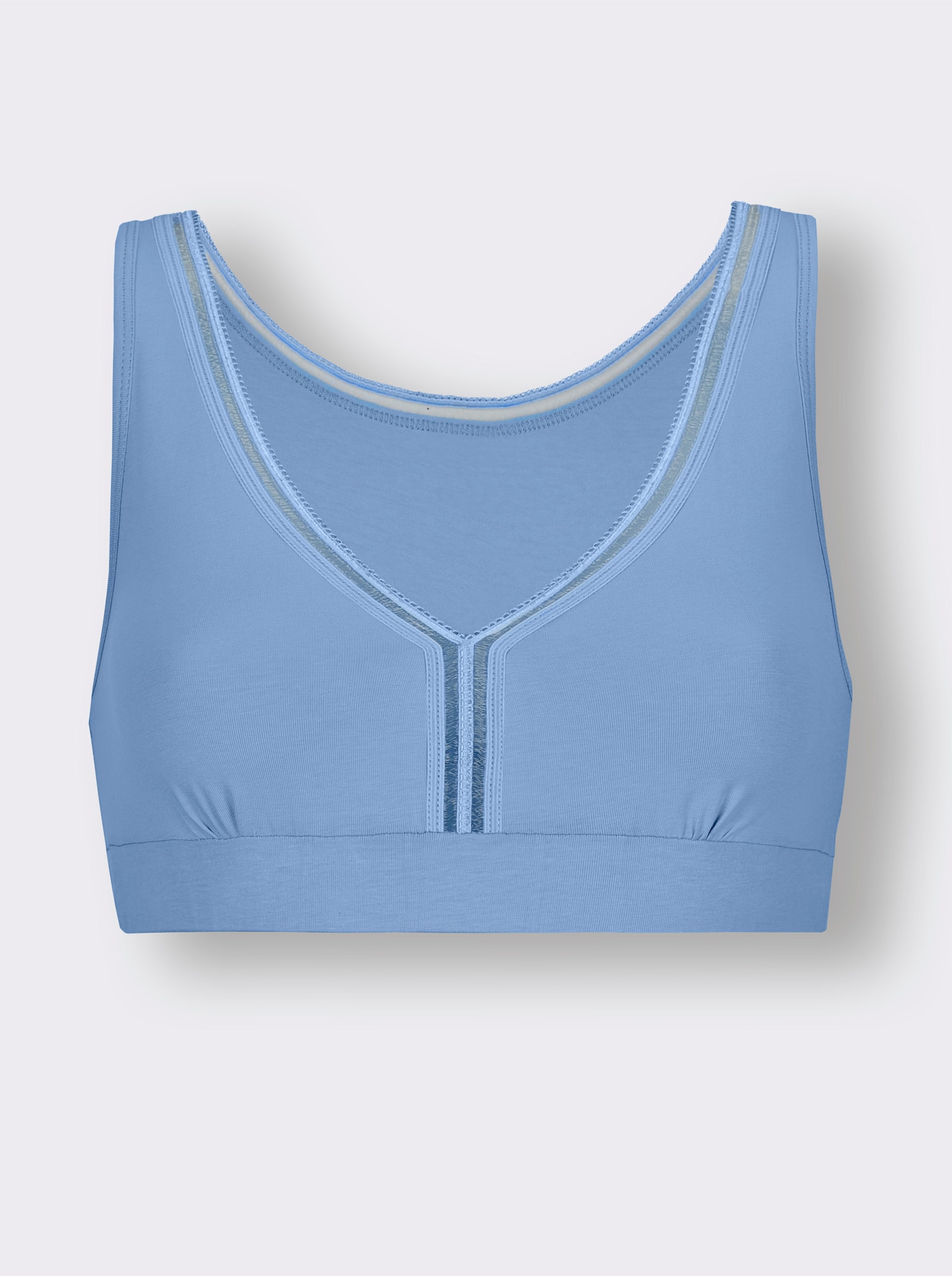 wäschepur Bustier avec bande sous la poitrine - bleu ciel
