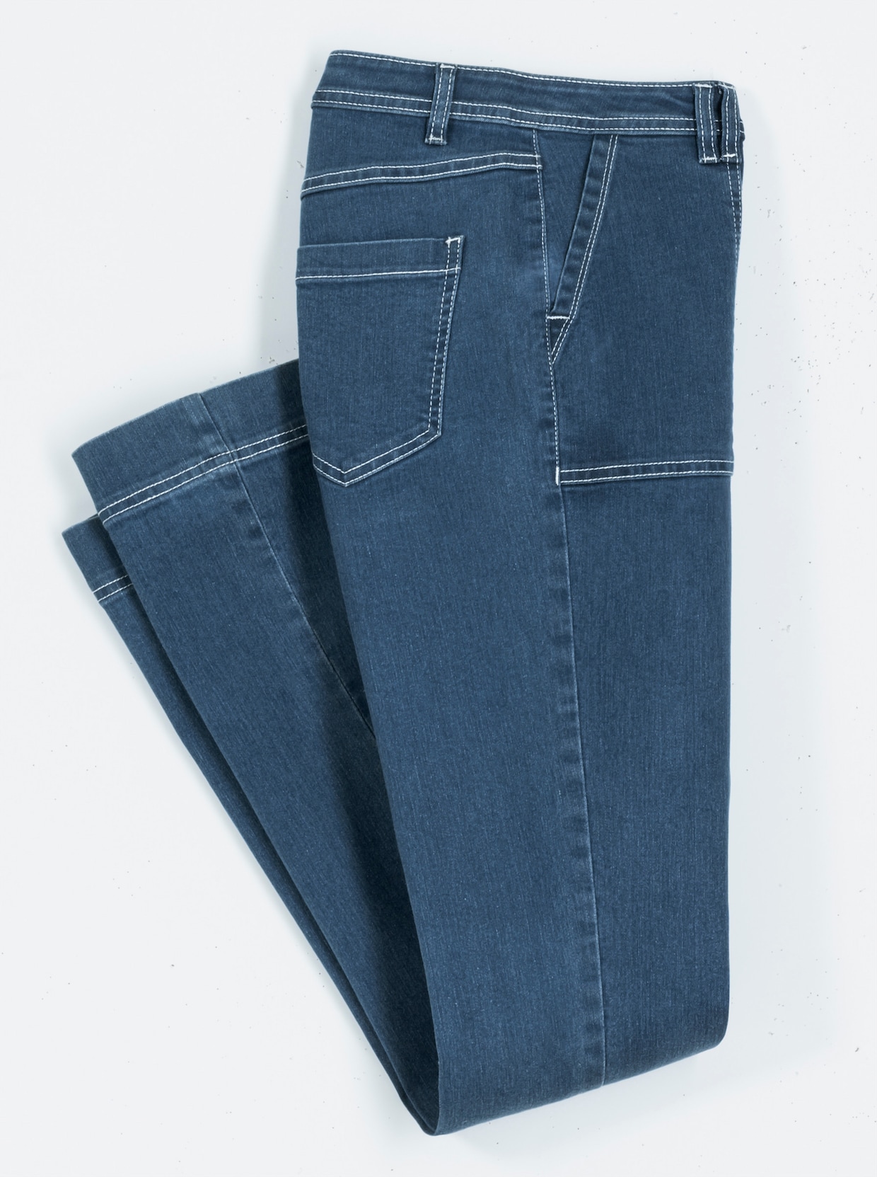 jeans - blue-bleached