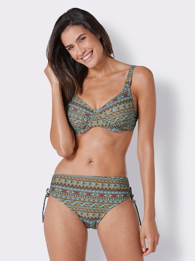 feel good Bikini - aquamarin-terra-bedruckt