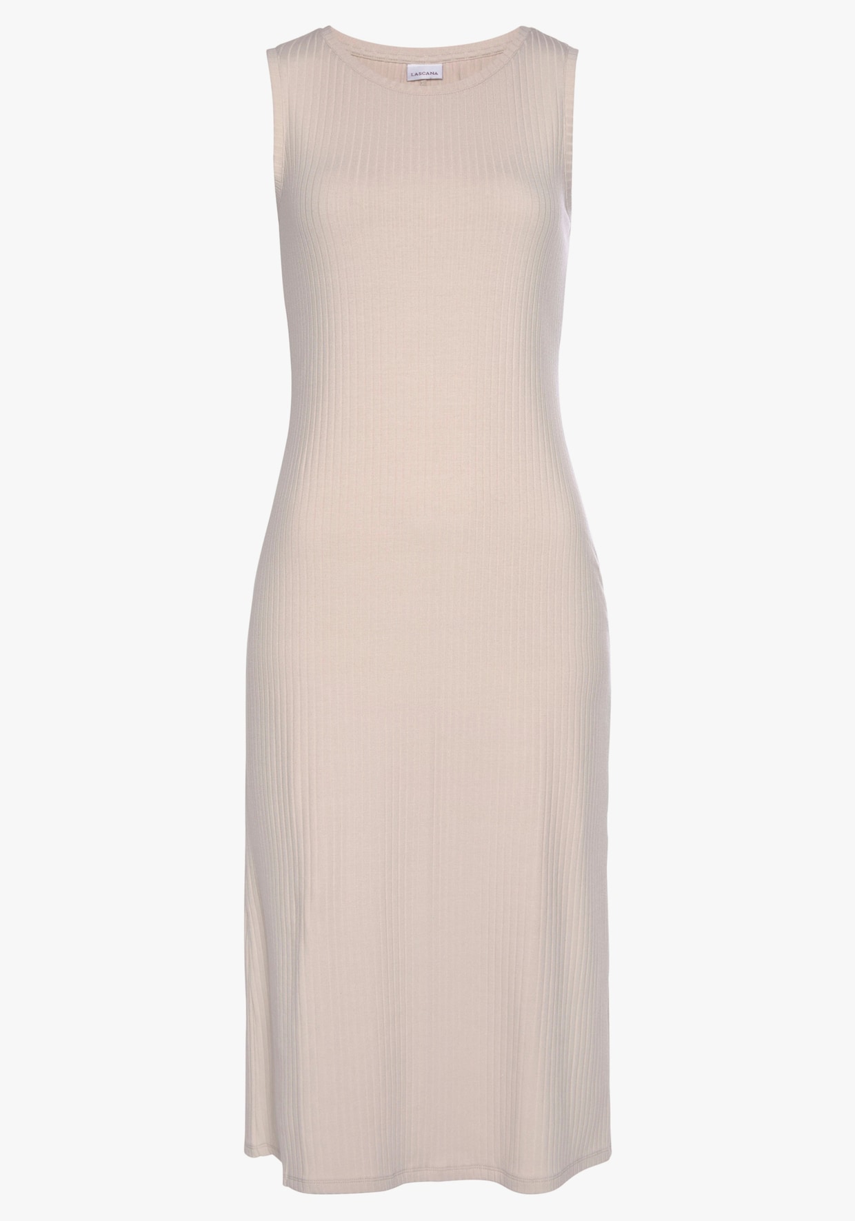 LASCANA Midi-jurk - beige