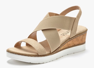 LASCANA Sandalette - beige