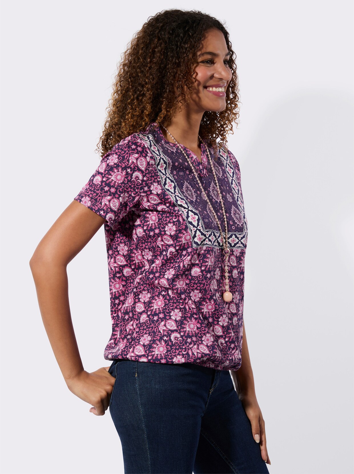 Shirt - erika-marine-bedruckt