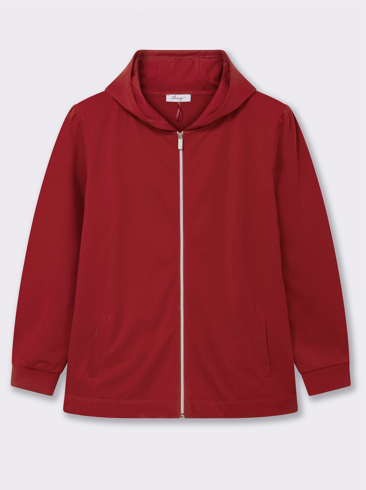 sheego Sweatjacke - kirsche
