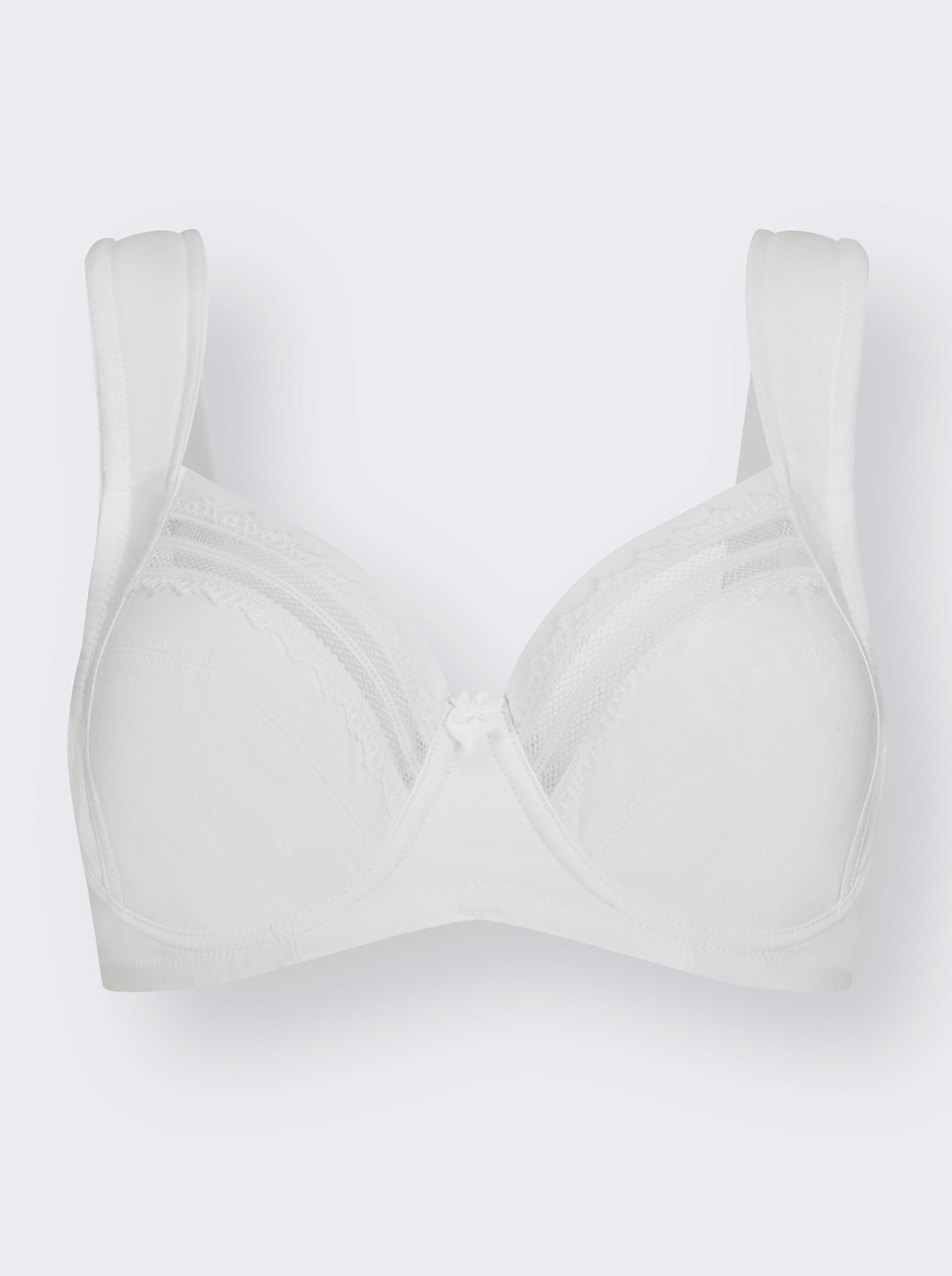 Miss Mary Steunbeha met beugel en elastisch kant - wit