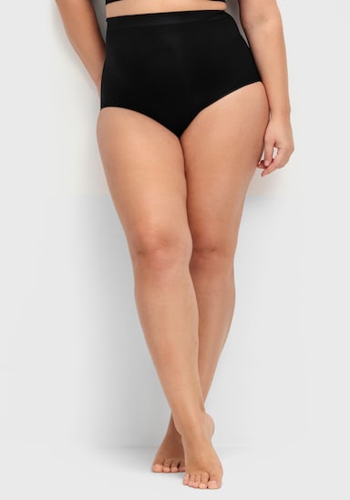 sheego Formslip im Doppelpack, extrahohe Taille - hautfarben+schwarz
