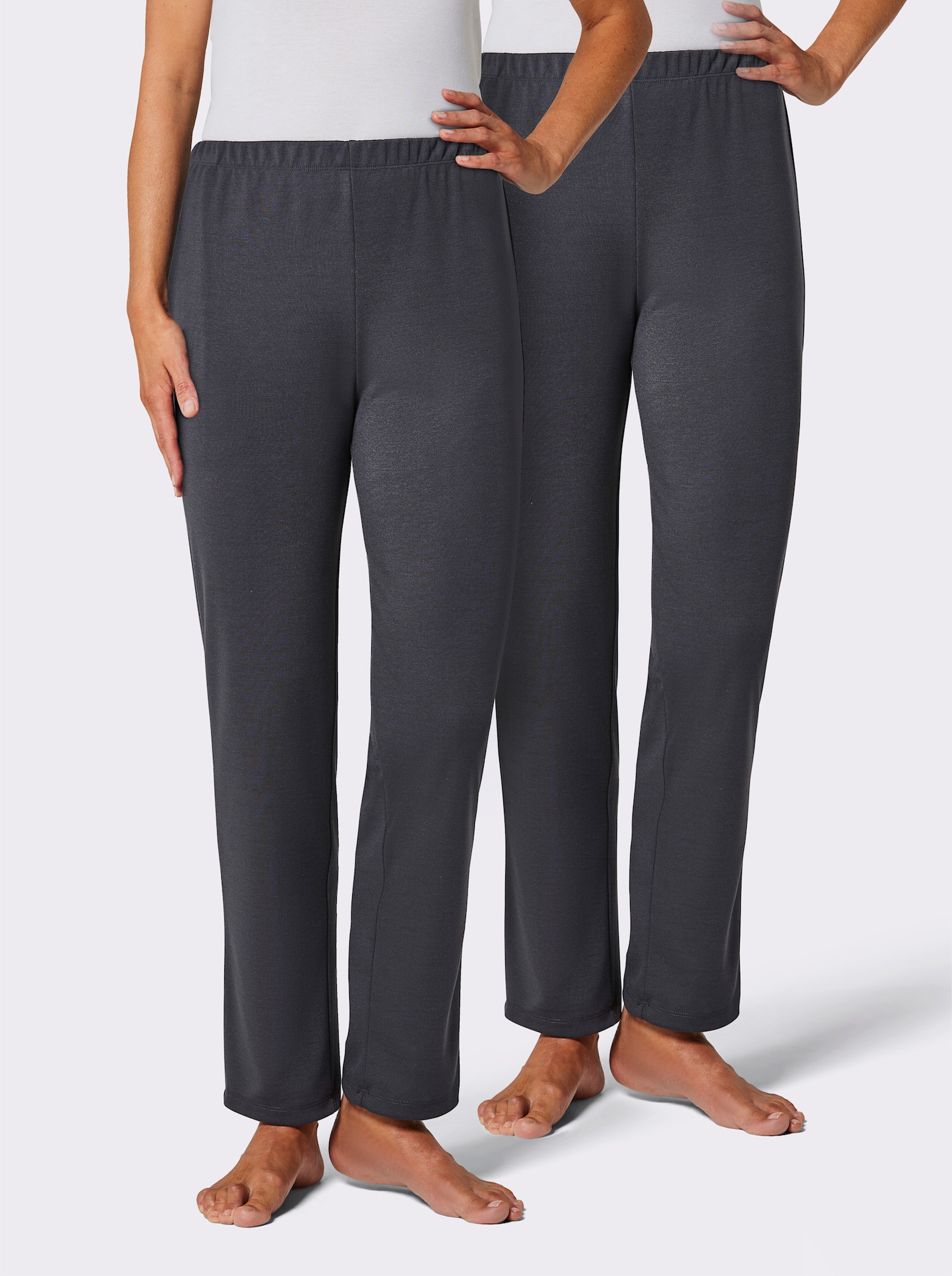 feel good Nohavice - čierna + grafitová