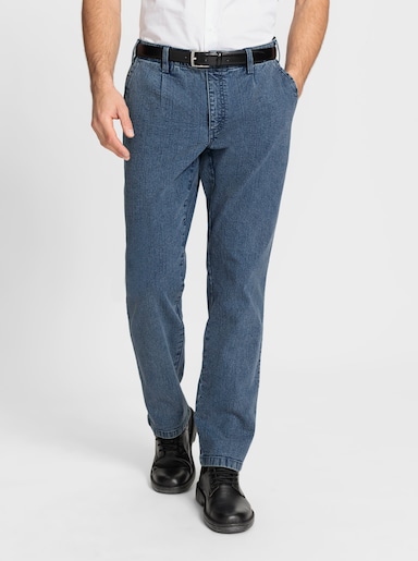 Marco Donati Jeans mit Bundfalten - blue-bleached