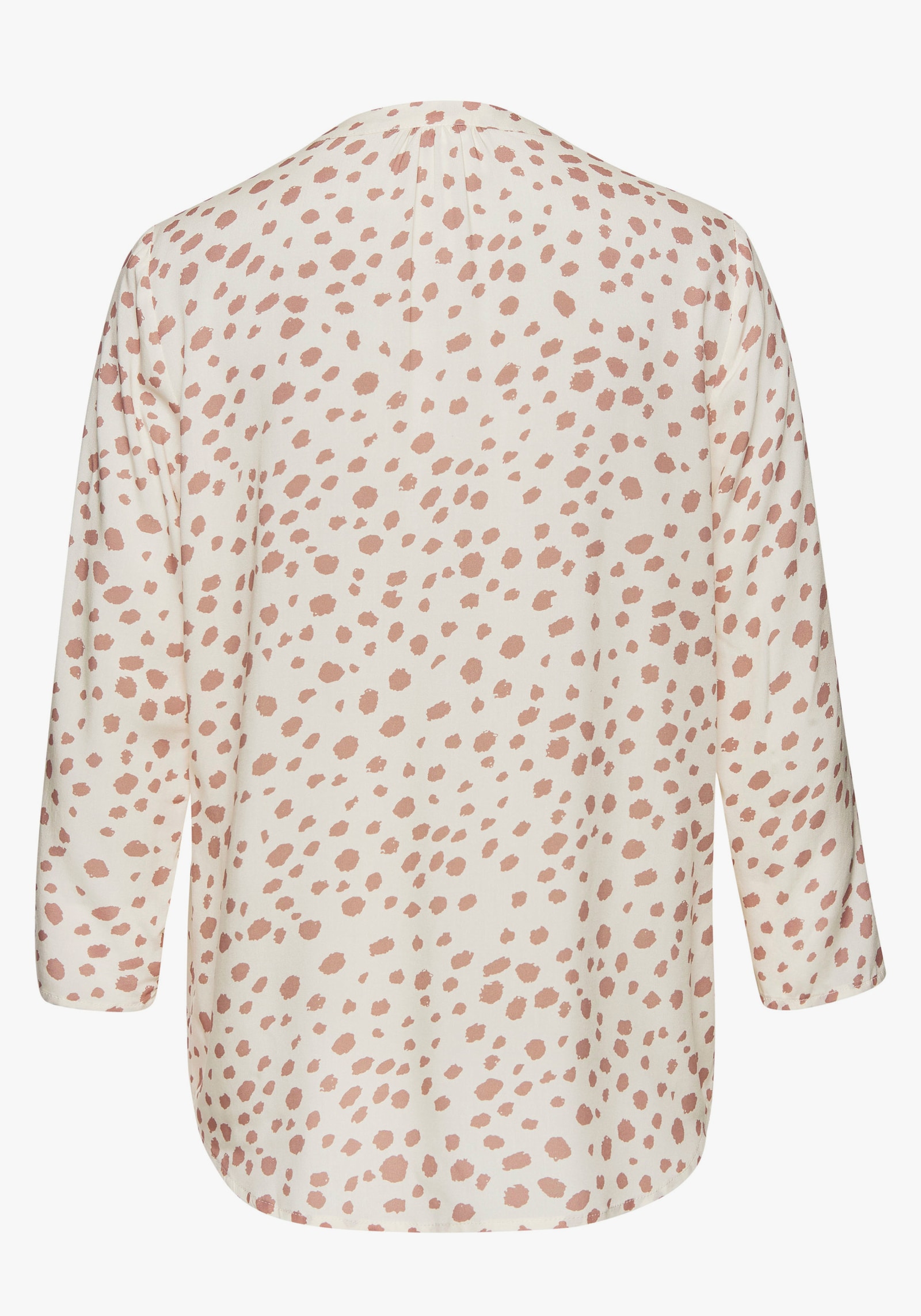 LASCANA Schlupfbluse - creme-taupe bedruckt