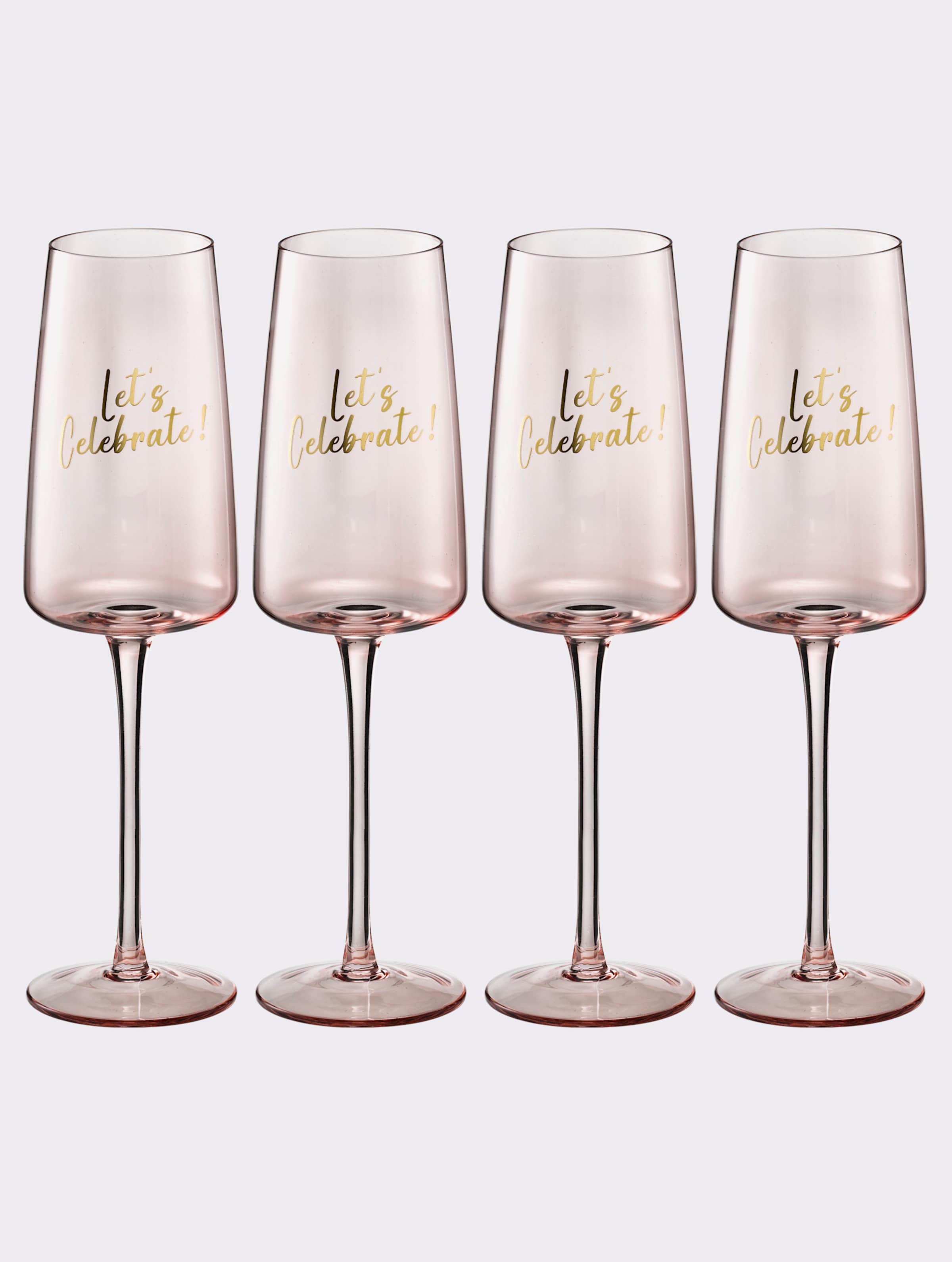 Impressionen Gläser-Set in rosé