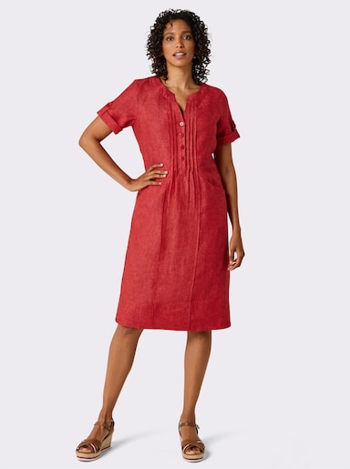 CREATION L PREMIUM Sommerkleid - rot-meliert