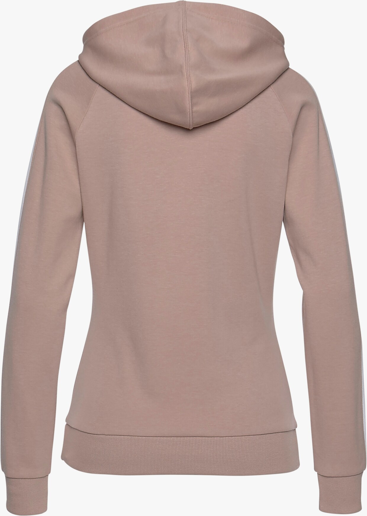 Sweatshirt à capuche - beige-blanc