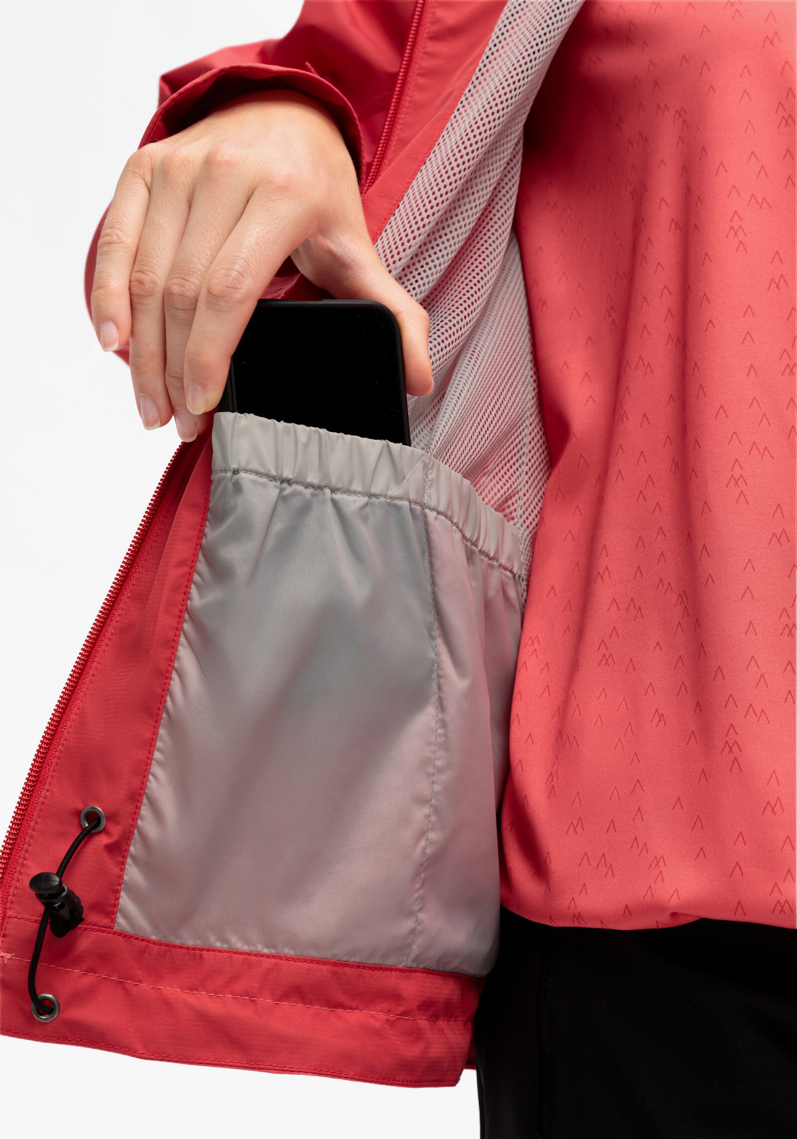 Maier Sports Regenjacke - red orcher/r