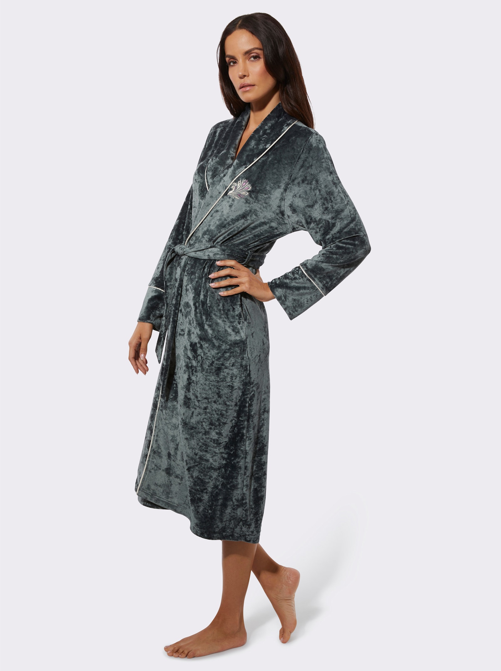 wäschepur Morgenmantel - jade