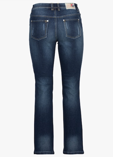 sheego by Joe Browns Bootcut-Jeans - dark blue denim
