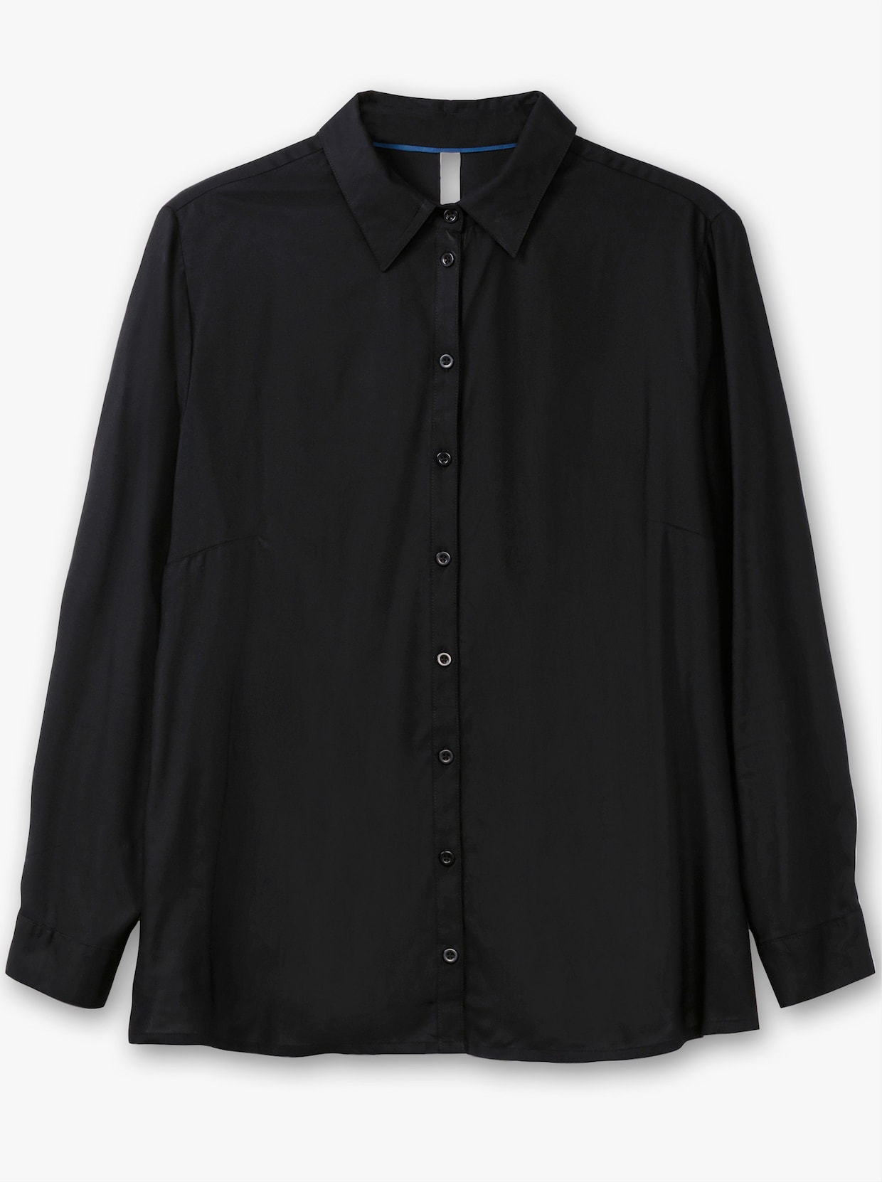 sheego Overhemdblouse - zwart + zwart geprint