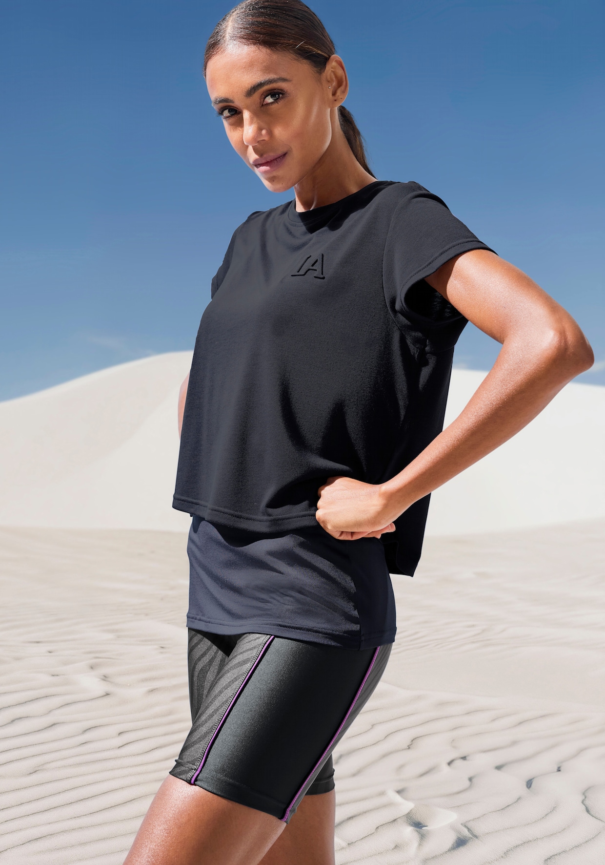 LASCANA ACTIVE Short - zwart