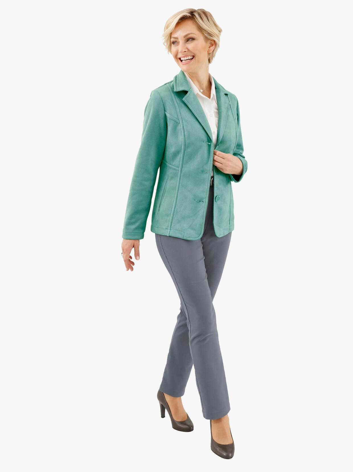 Blazer - salie