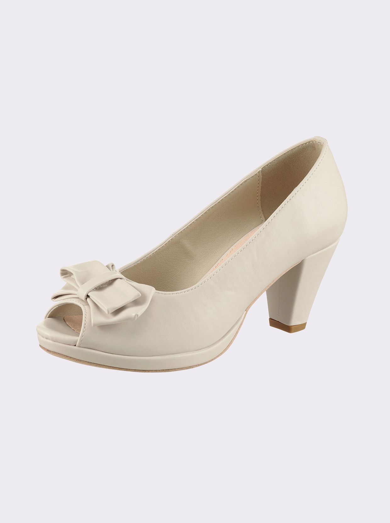 Andrea Conti Peeptoe - creme