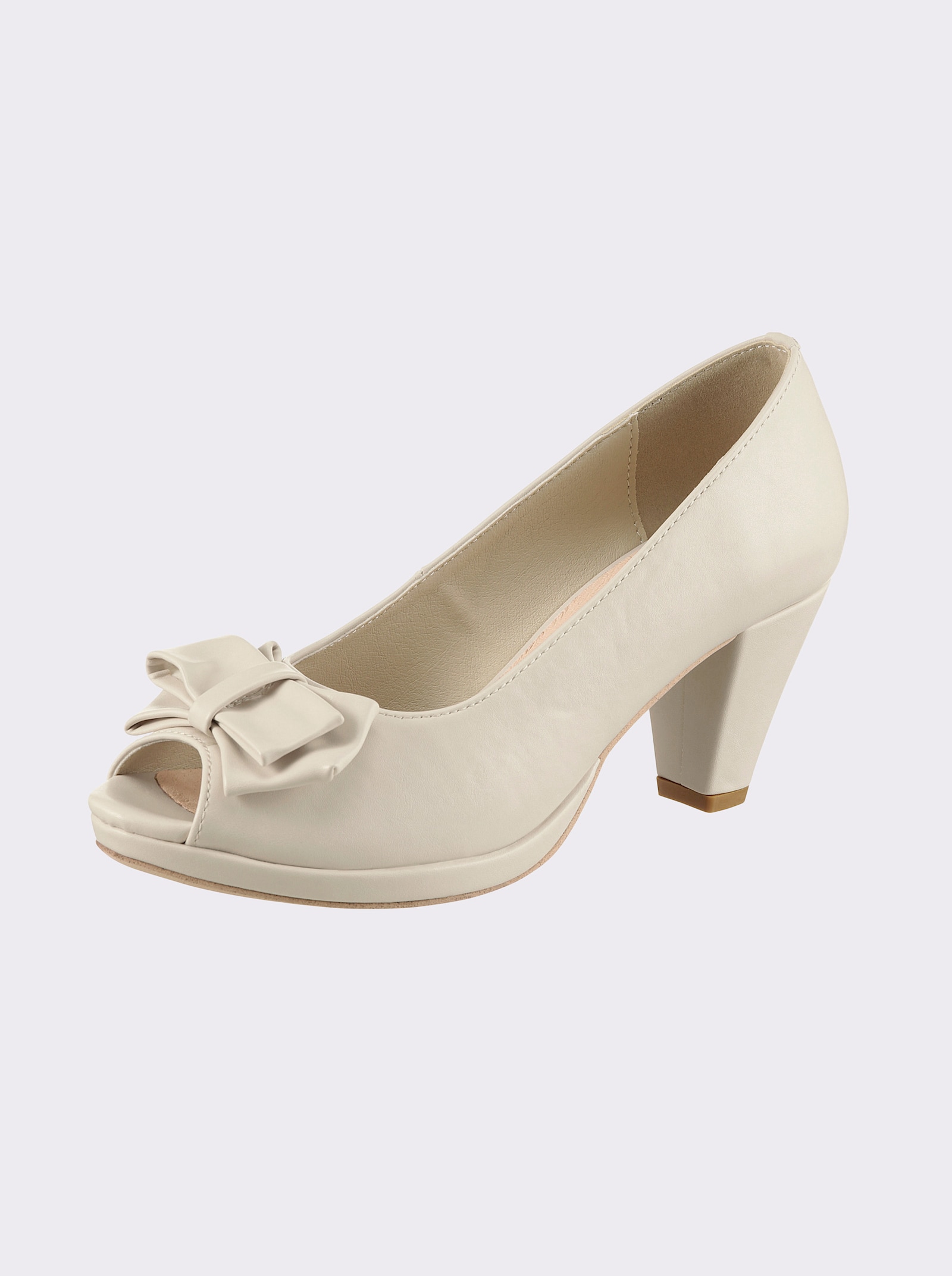 Andrea Conti Peeptoe - creme