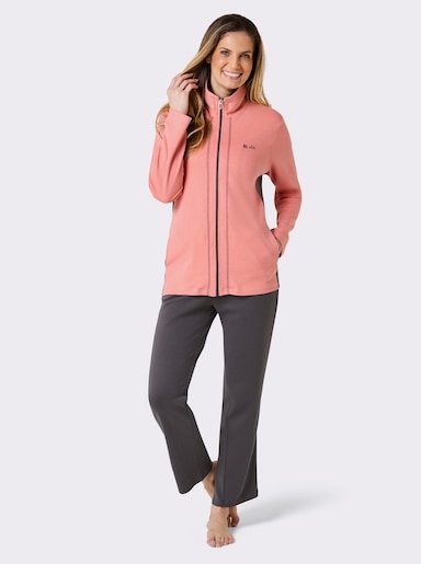 feel good Hausanzug - flamingo-anthrazit