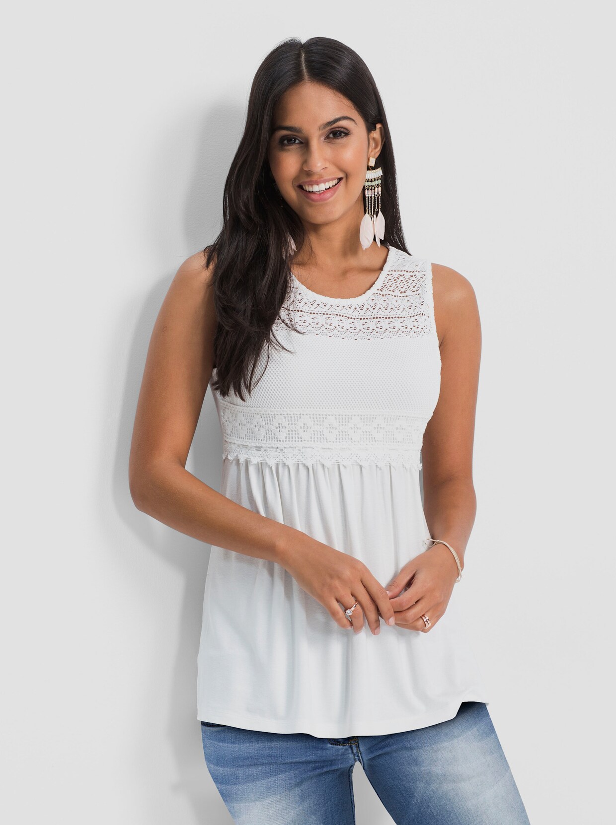 Shirttop - weiss
