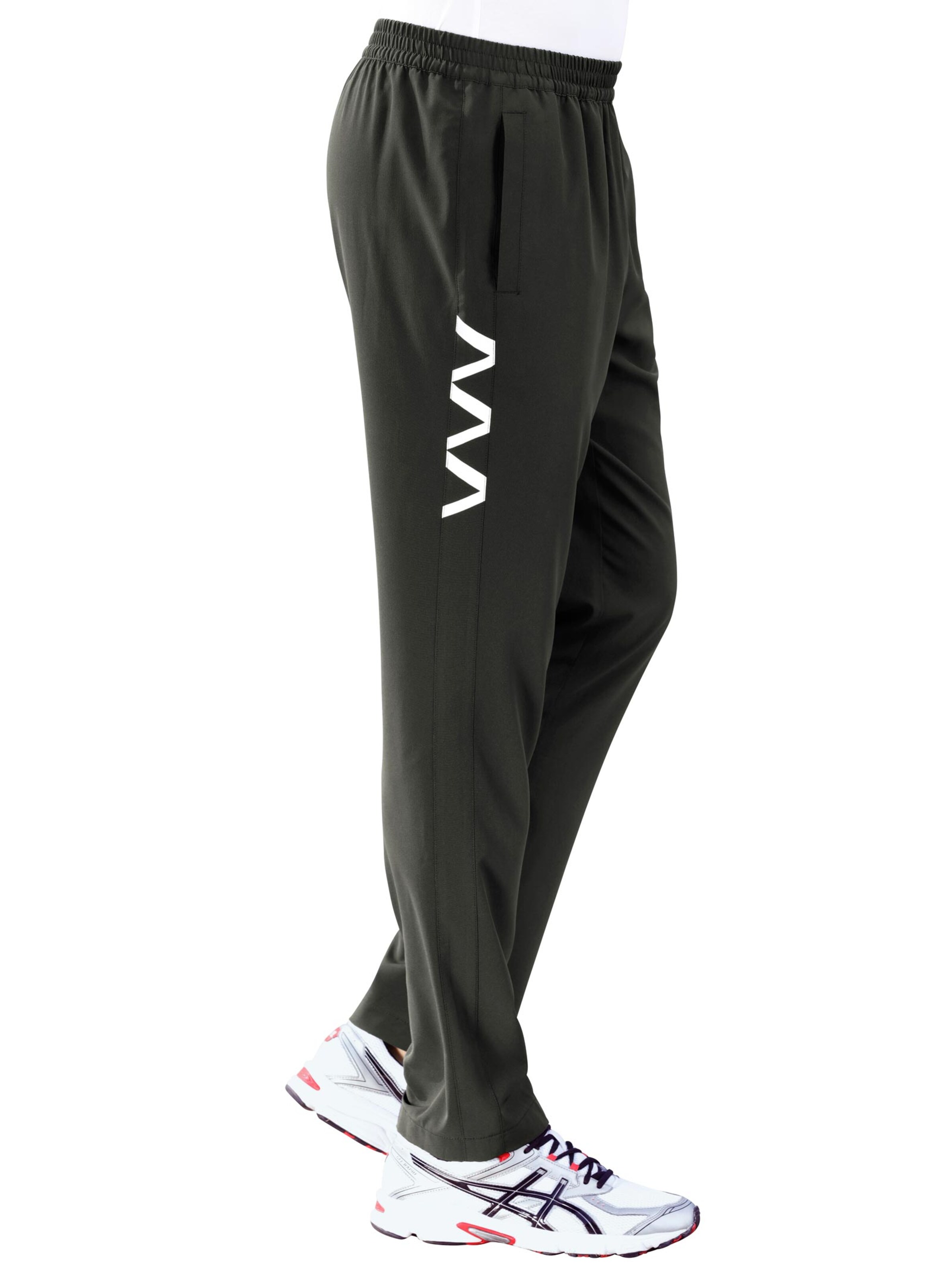 Freizeithose - schwarz-weiß