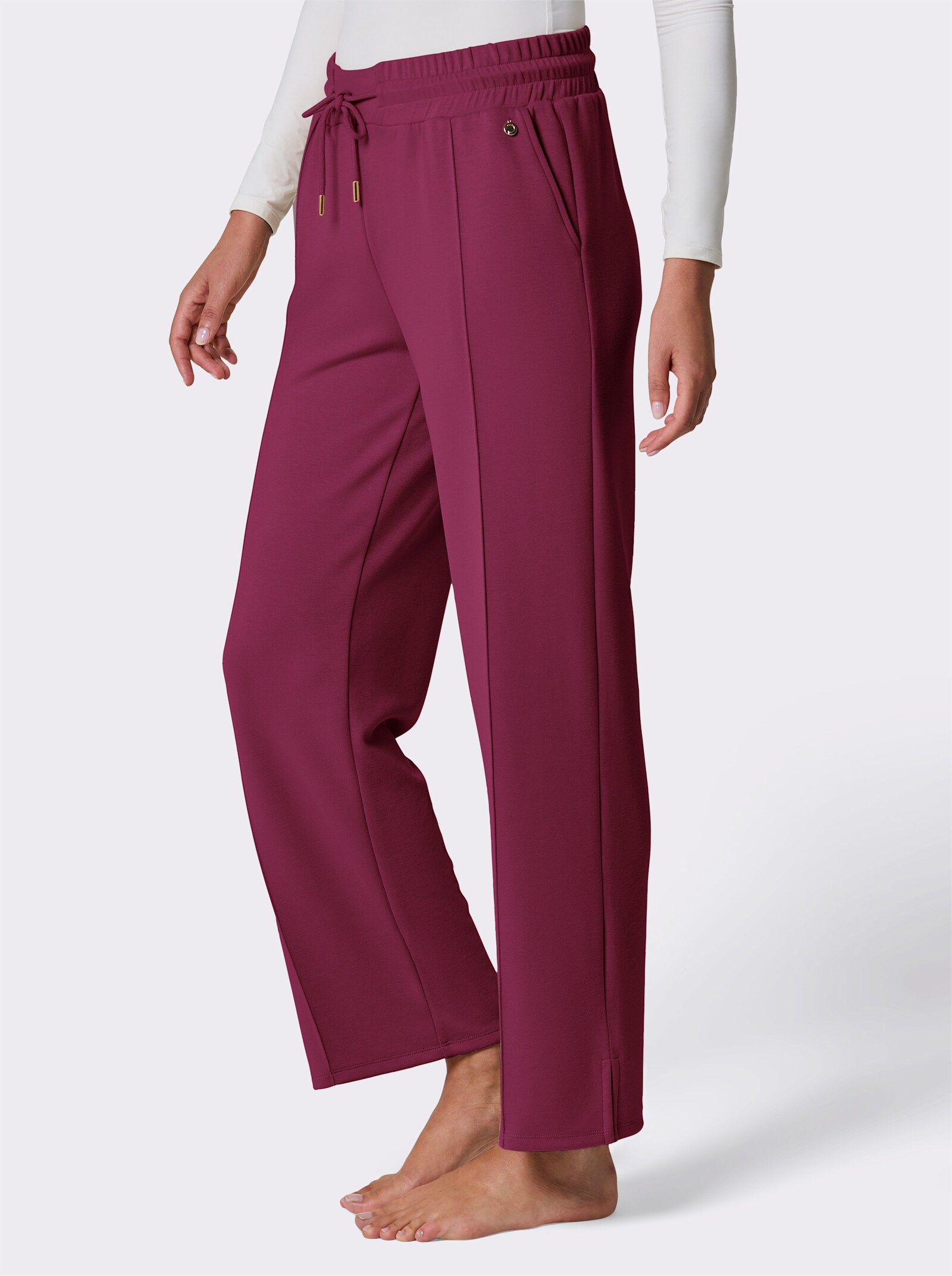 CREATION L PREMIUM Modal-Mix-Hose - bordeaux