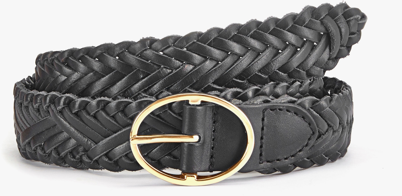 LASCANA Ledergürtel - schwarz