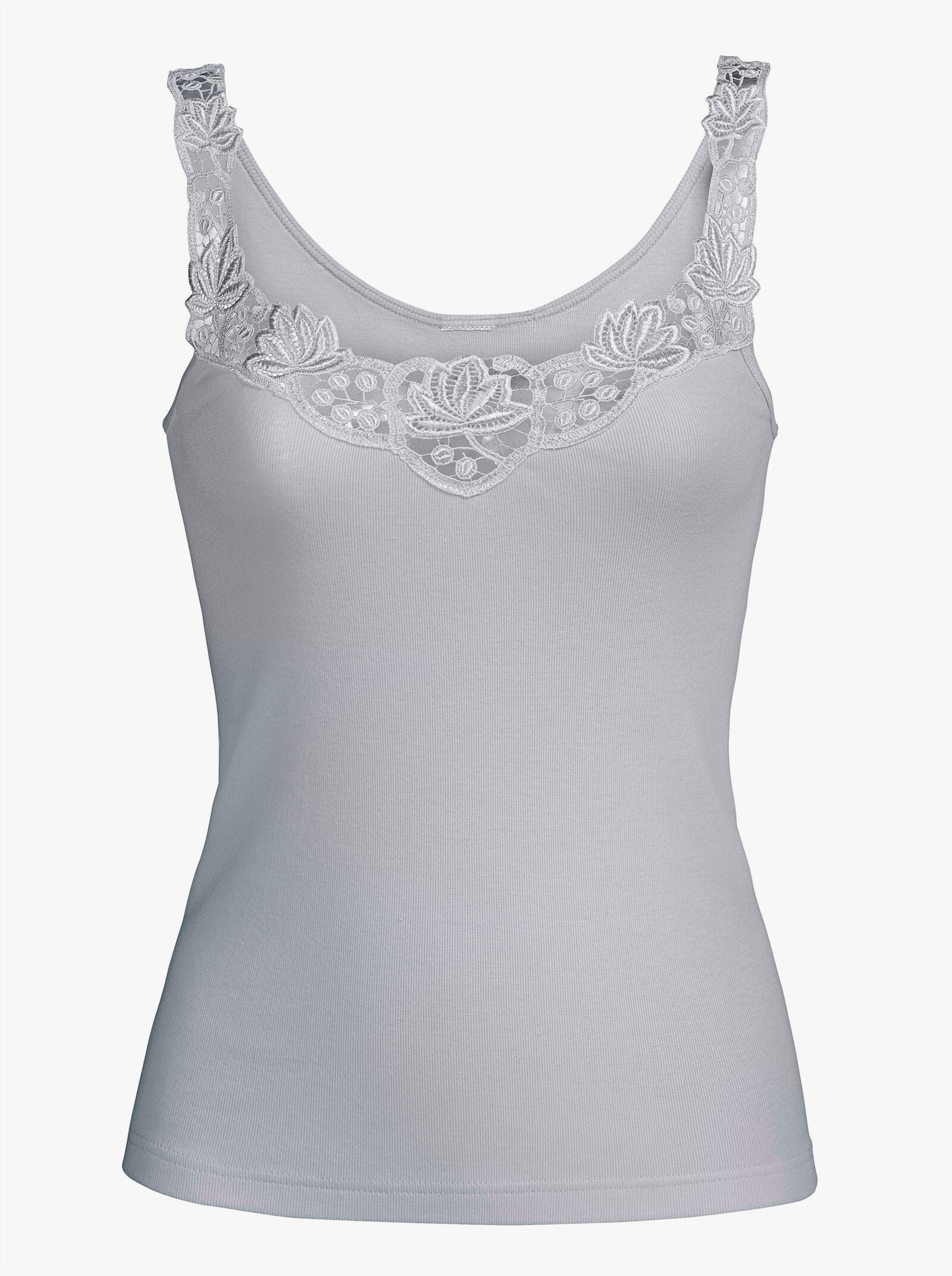 Thieme Trägerhemd - silberfarben