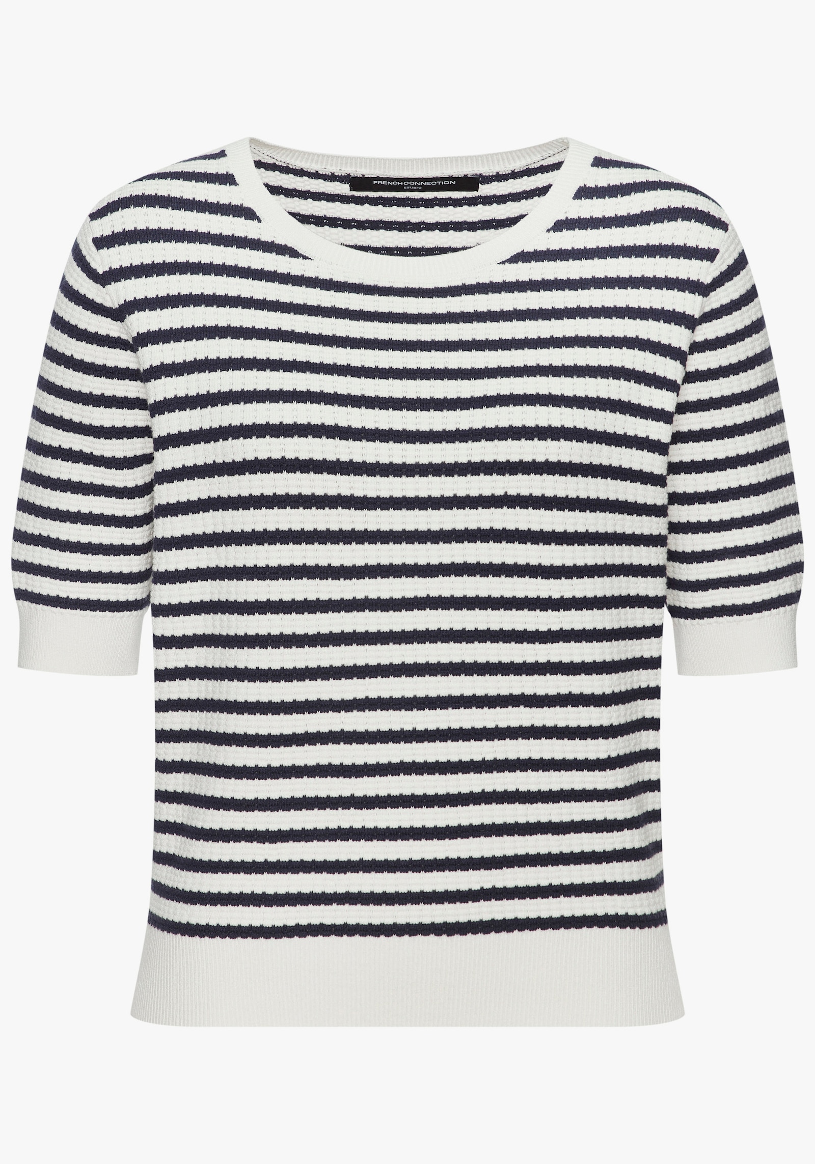 French Connection T-Shirt - weiß-marine