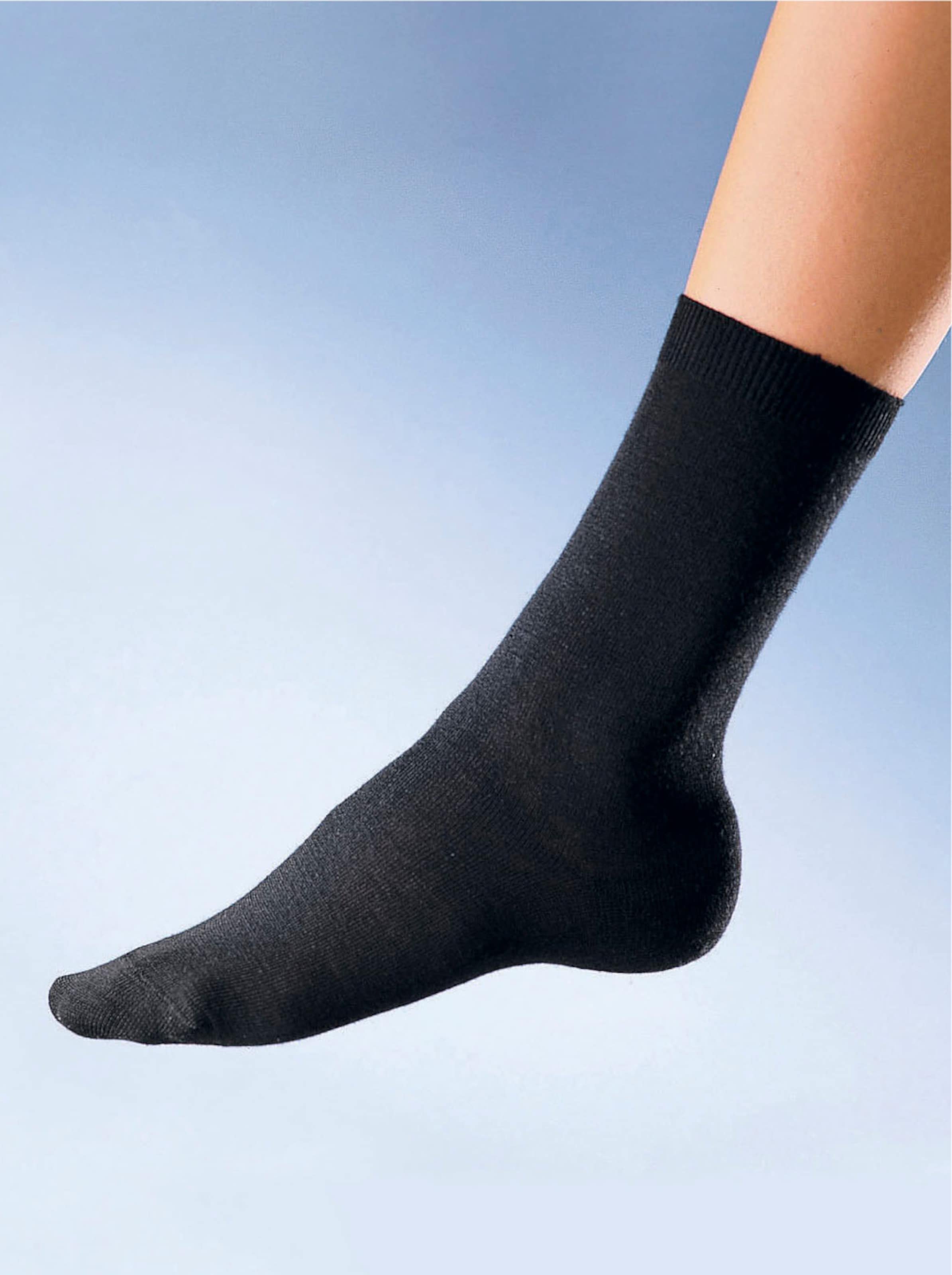 Witt Damen Socken, schwarz
