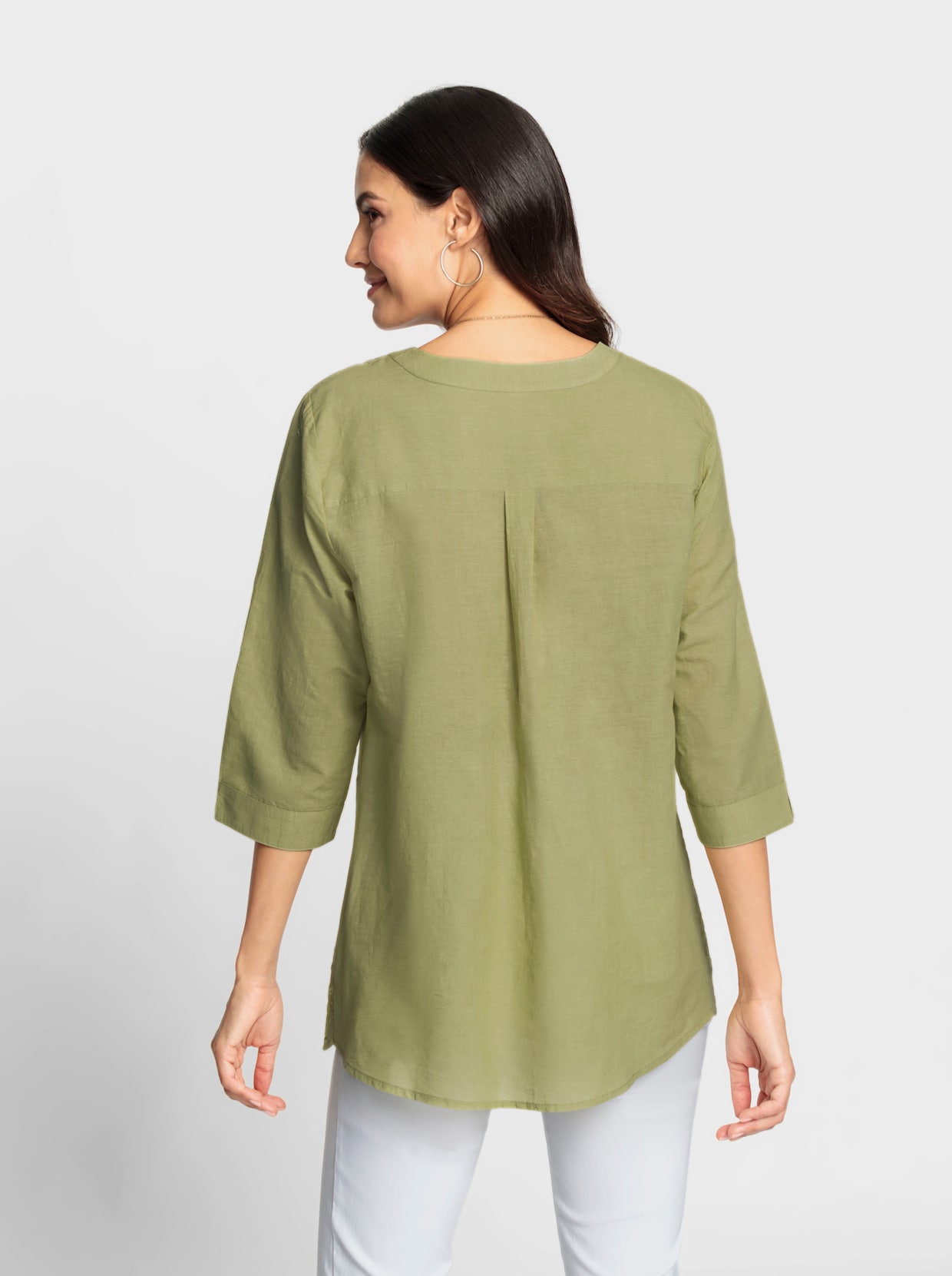 Blouse - lindegroen