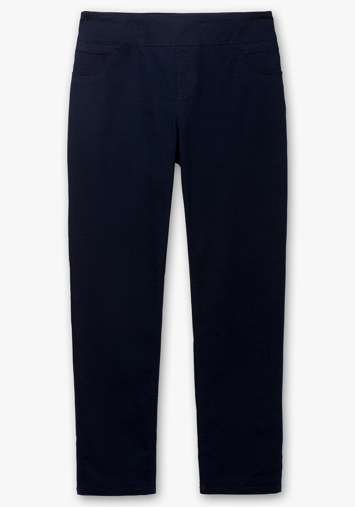 Schlupfhose mit hohem Dehnbund - marine