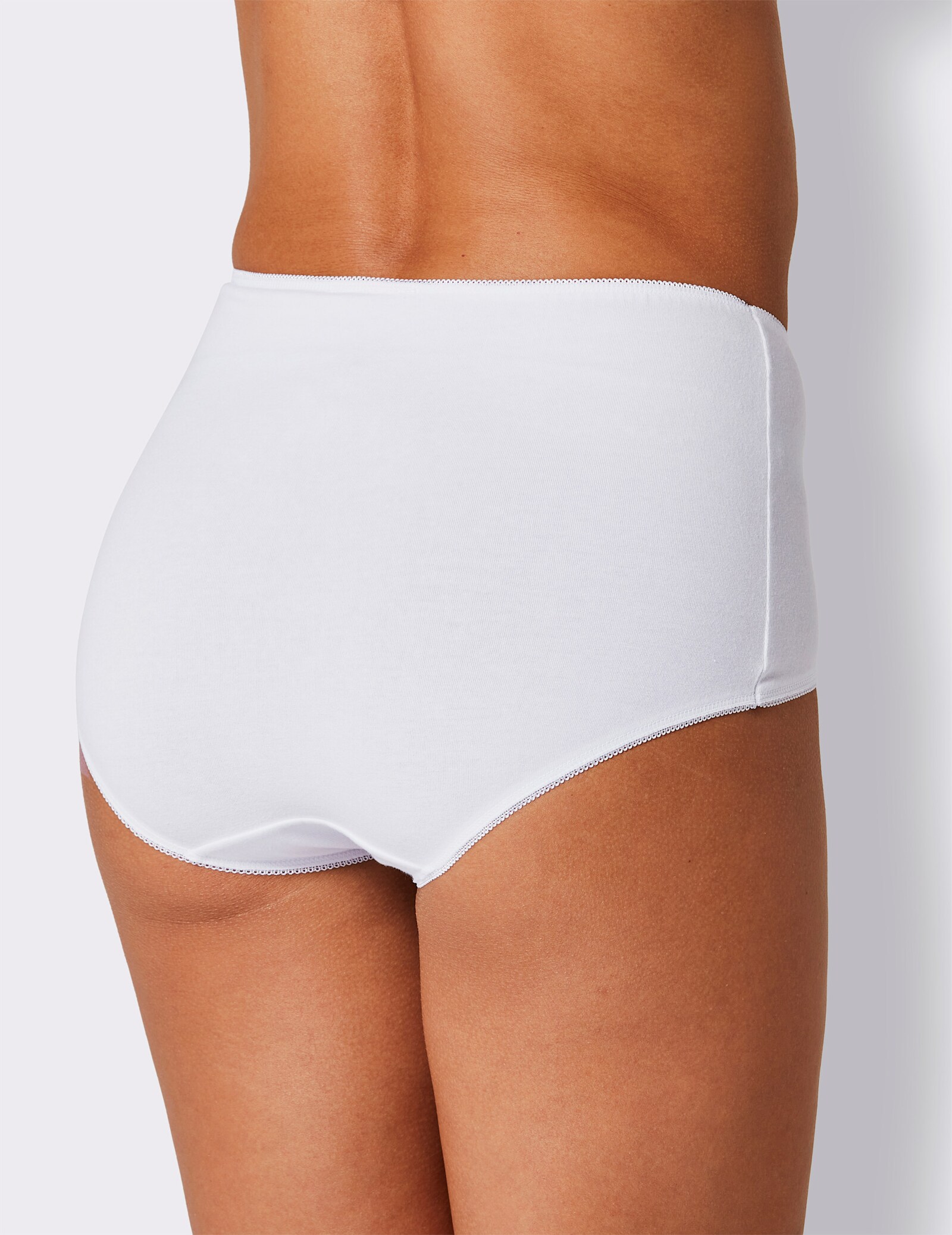 wäschepur Kalhotky s pasem - bílá