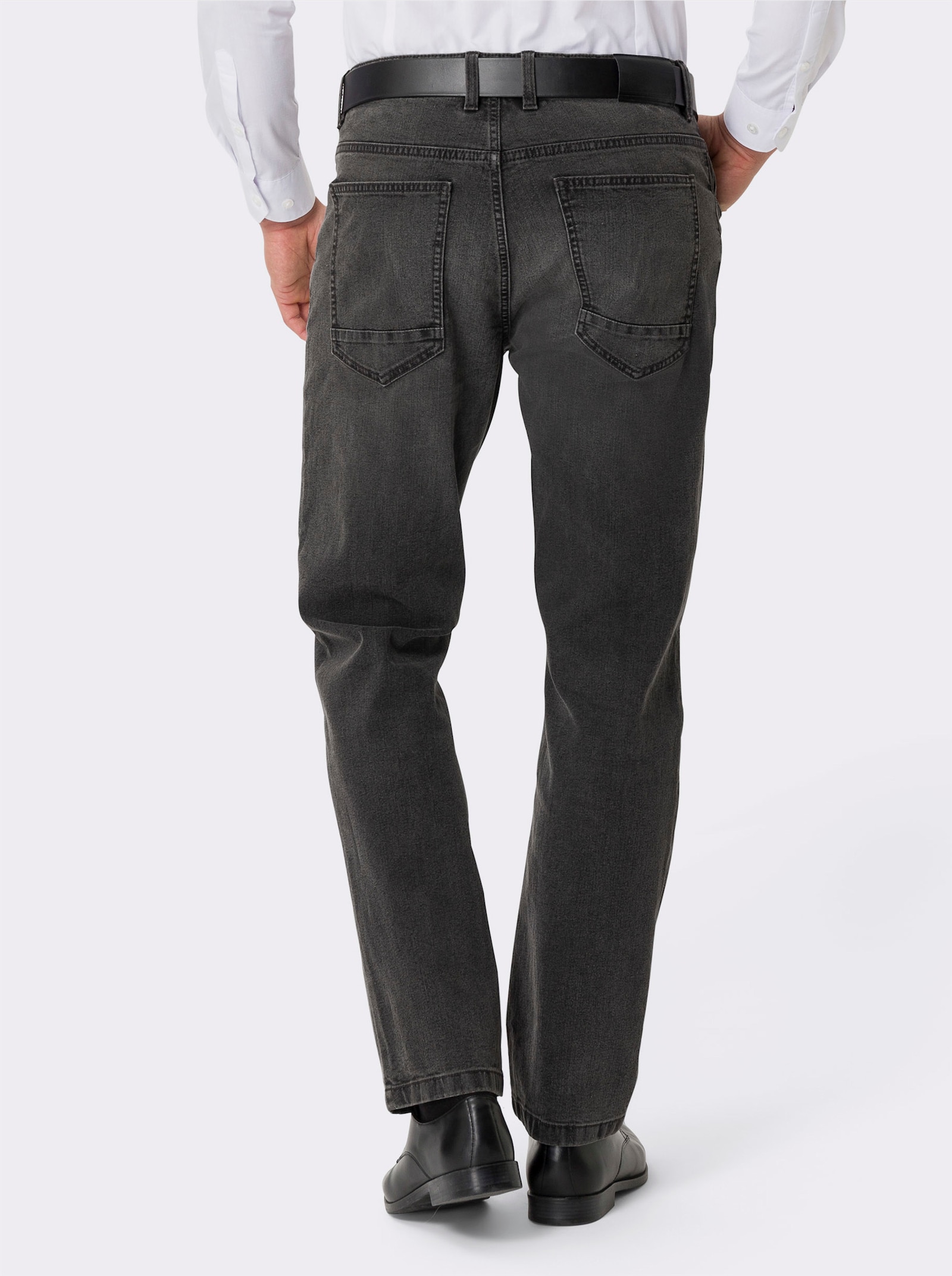 5-Pocket-Jeans mit spezieller Waschung - black denim