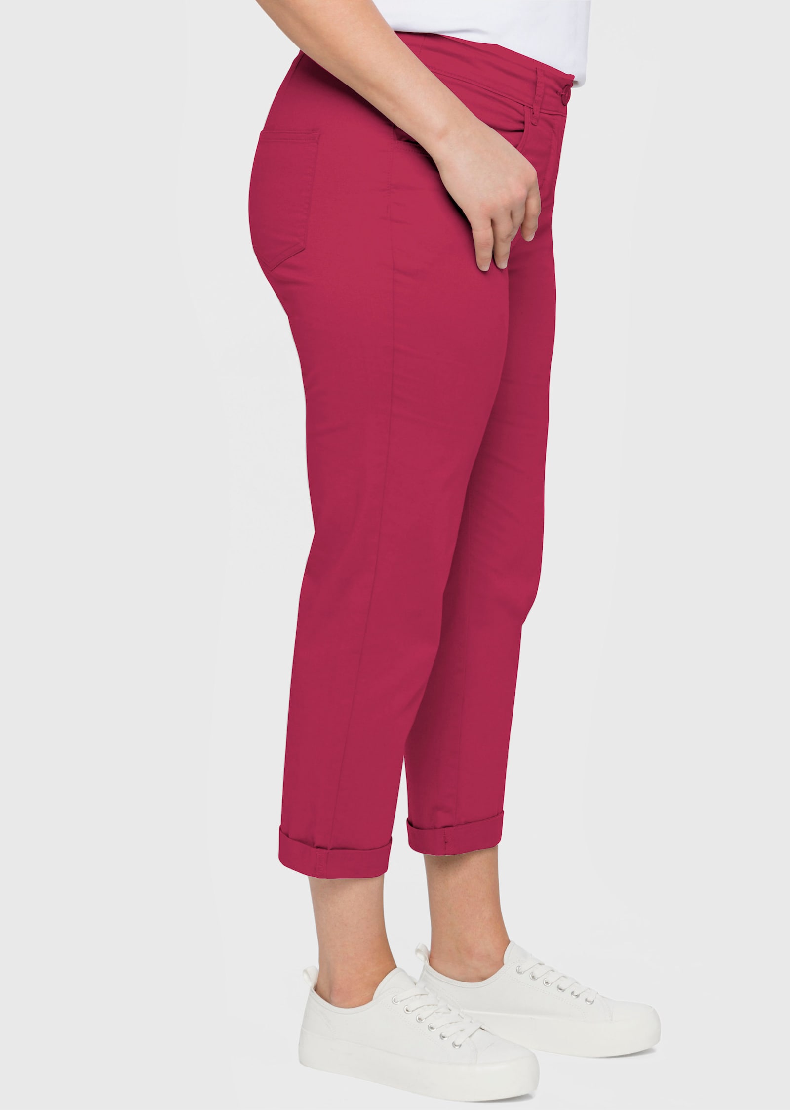 sheego 7/8-broek in smal model - orchidee