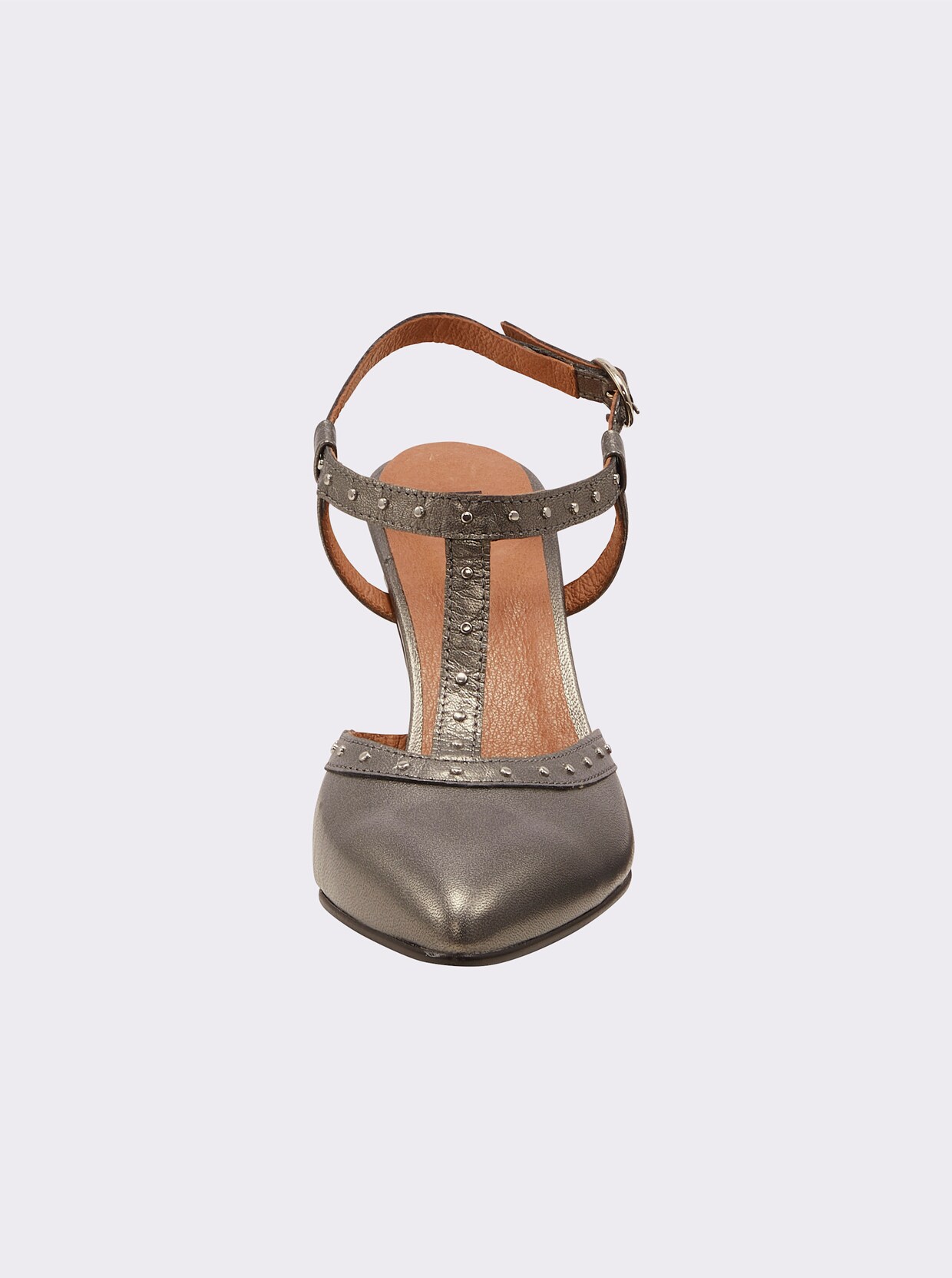 heine Slingpumps - grau-metallic