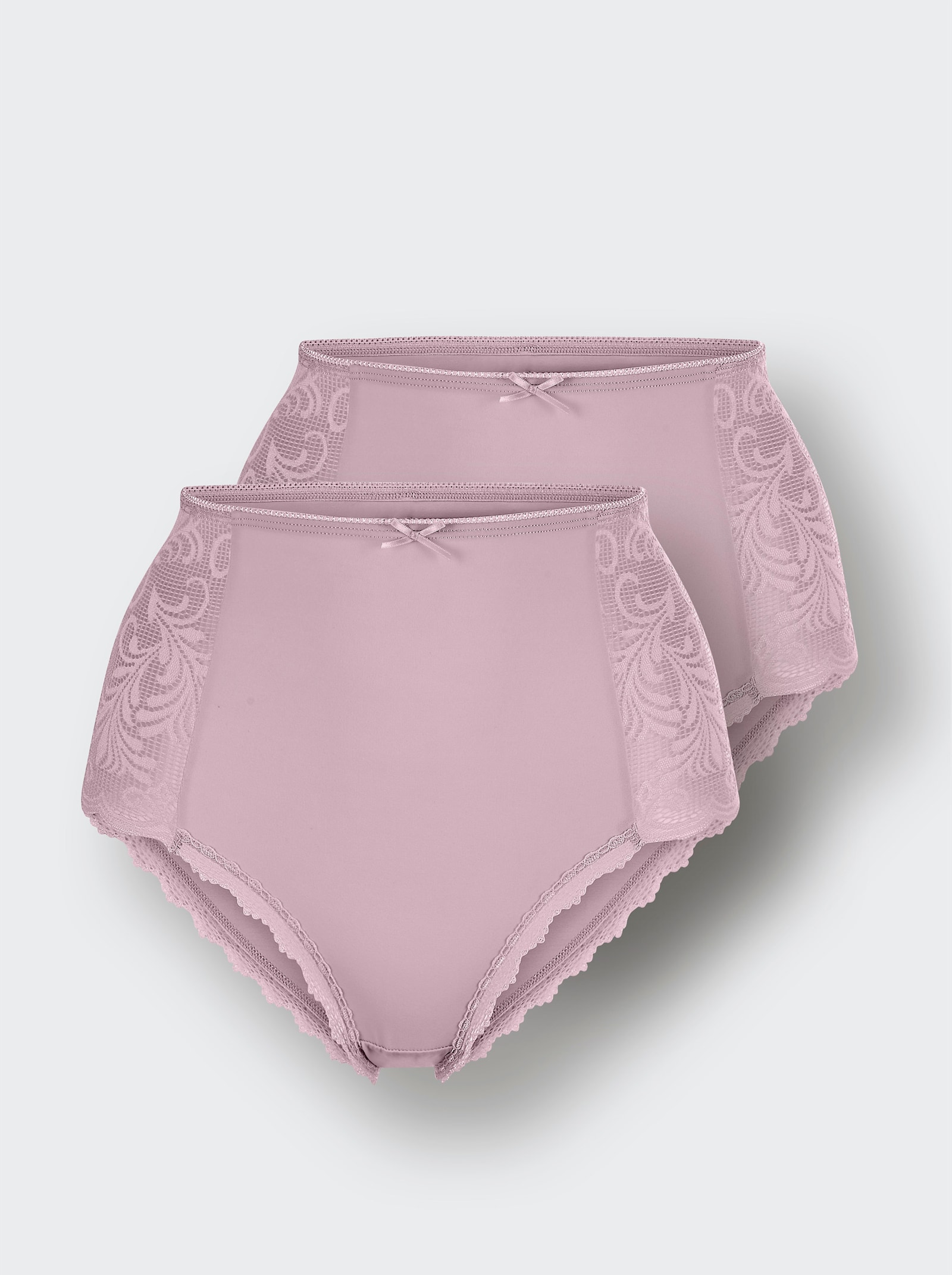 wäschepur Tailleslip met inzet van kant - roze