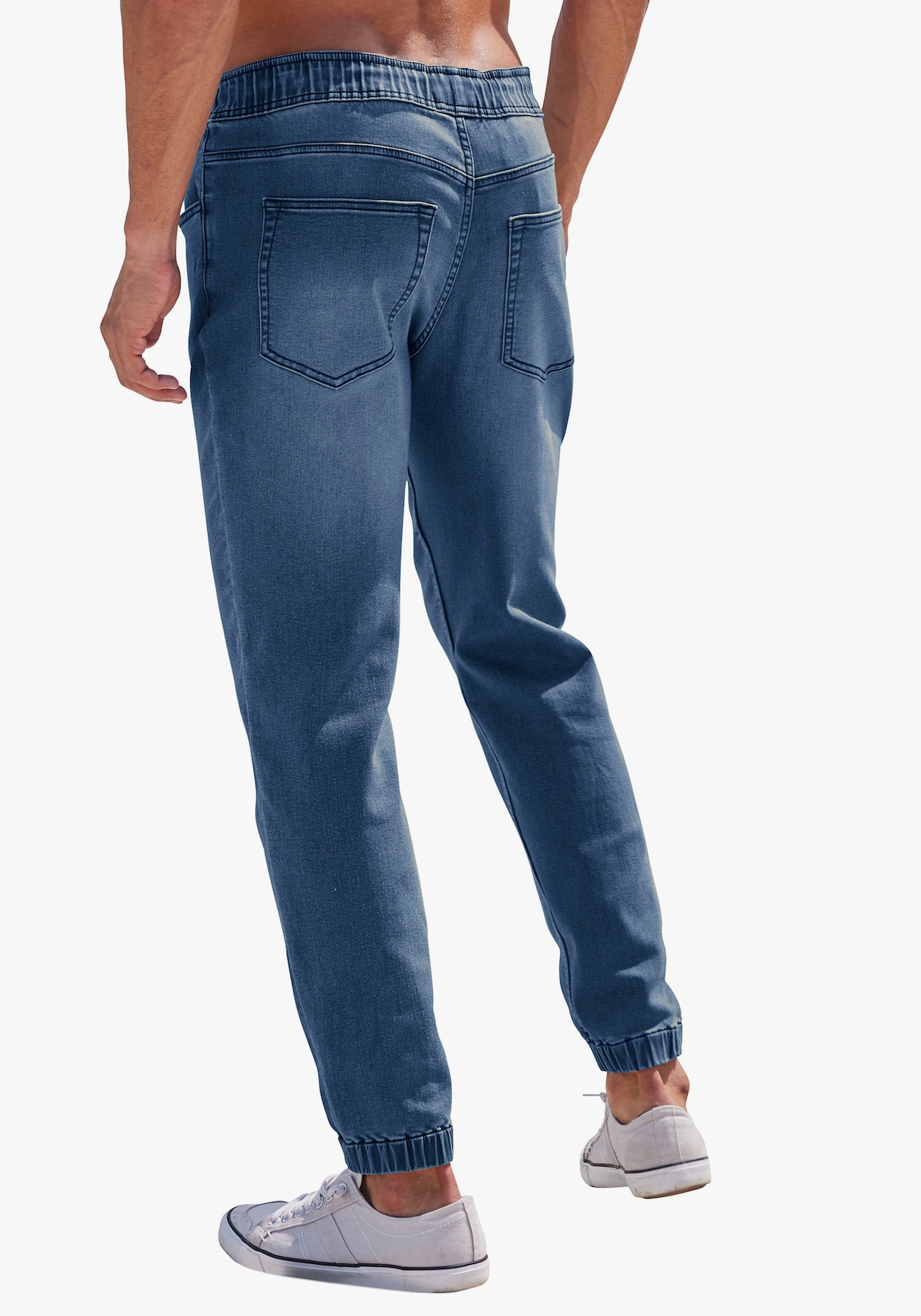 Joggingbroek - blue denim