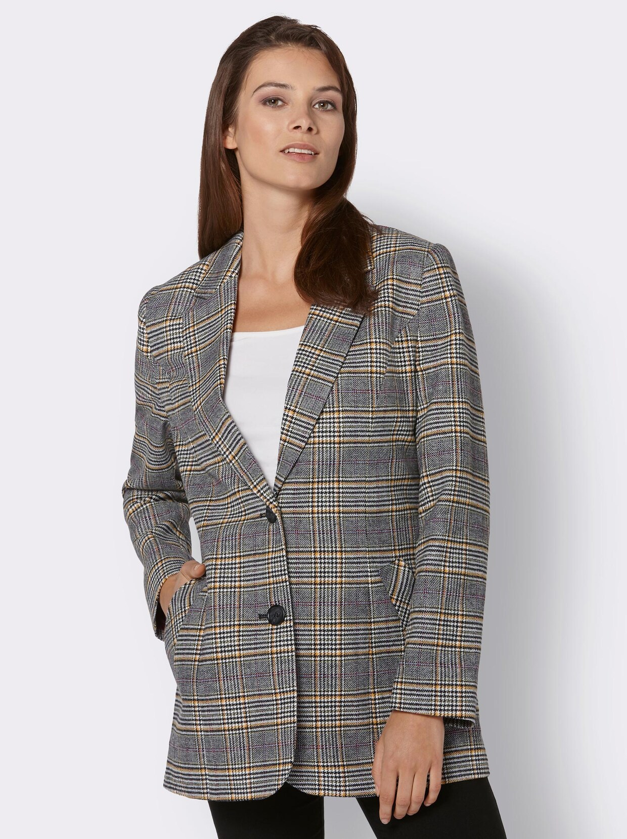 Blazer - bunt-gemustert