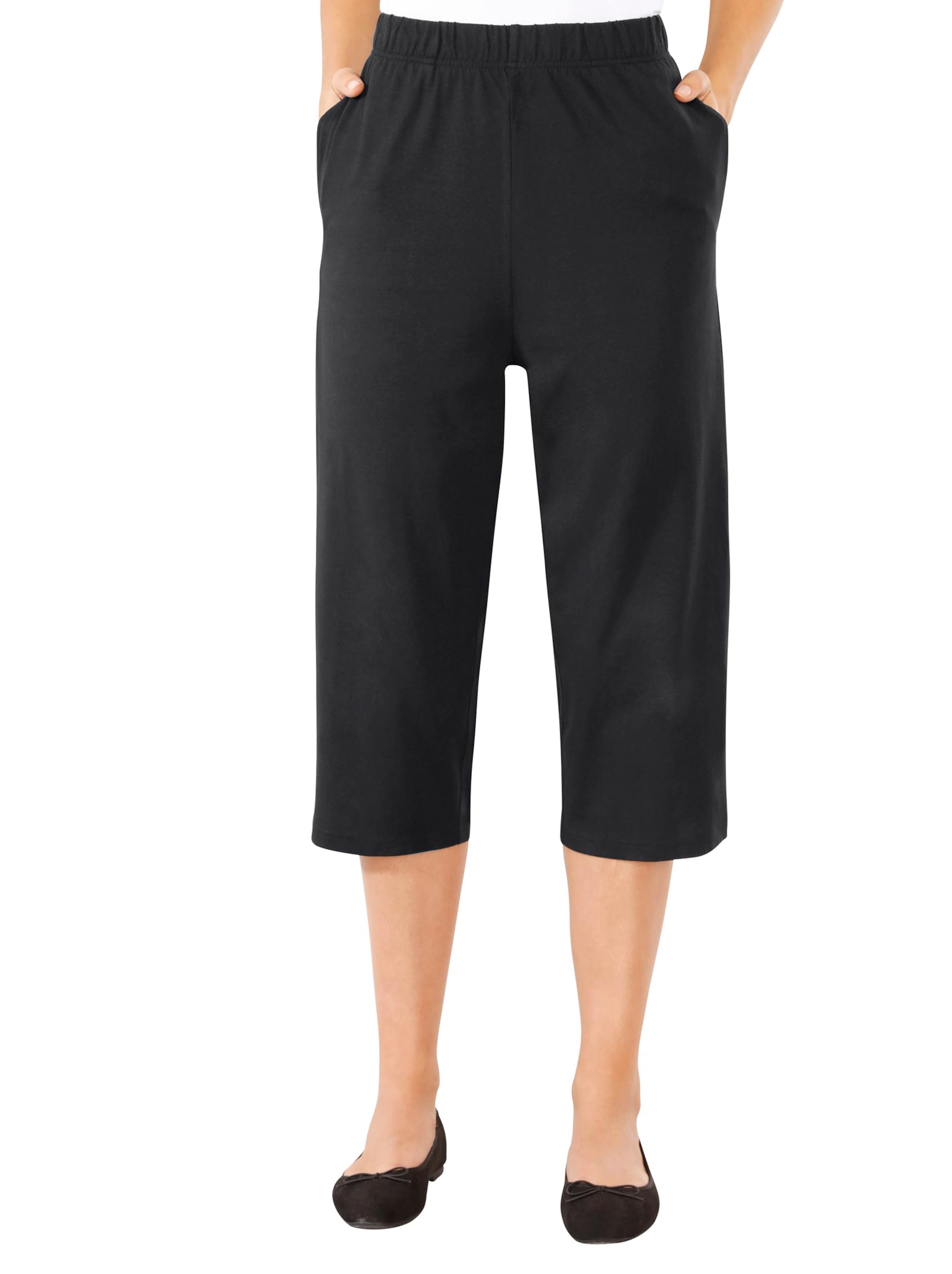 Capri-Freizeithose - schwarz