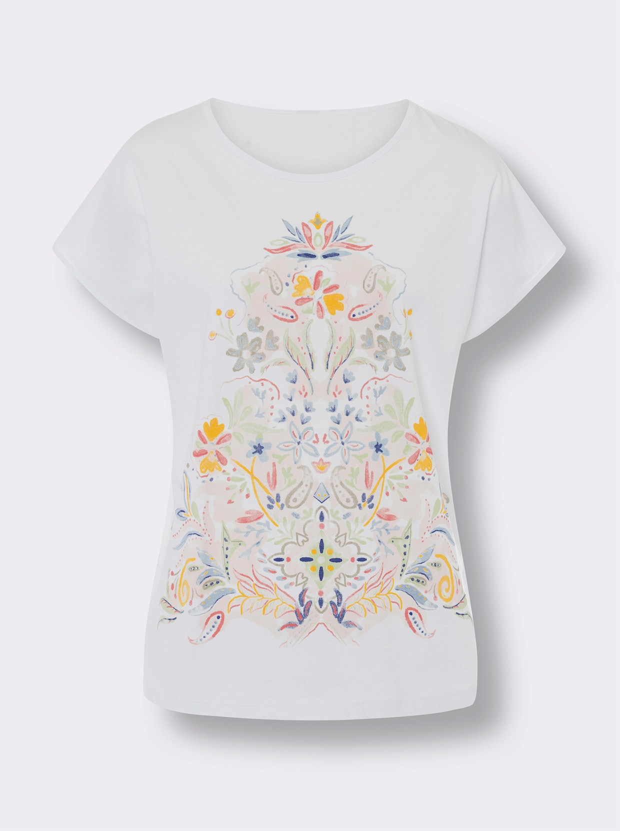 heine T-shirt imprimé - blanc-rose clair imprimé