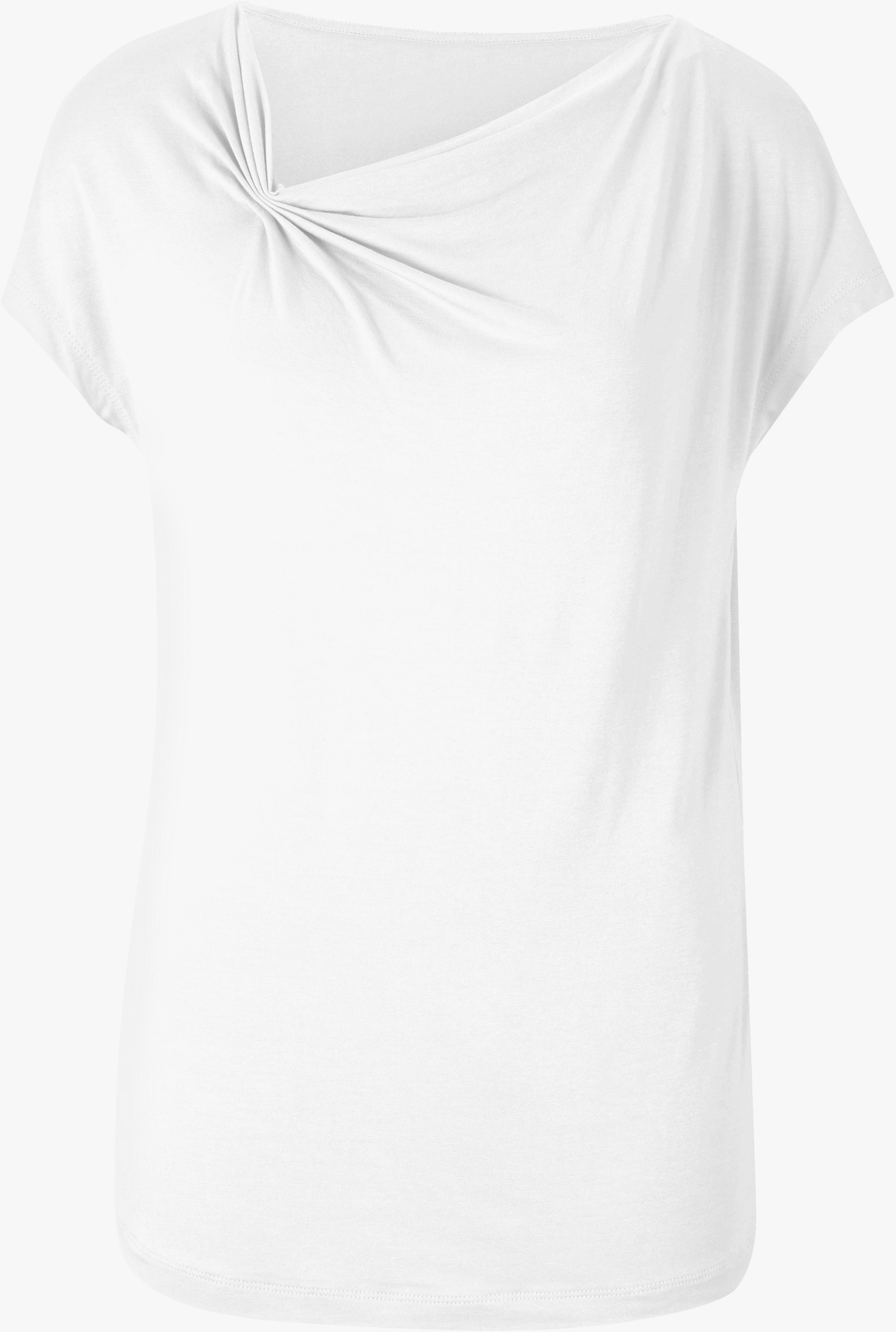 heine Kurzarmshirt in weicher Viskose-Qualität - weiß