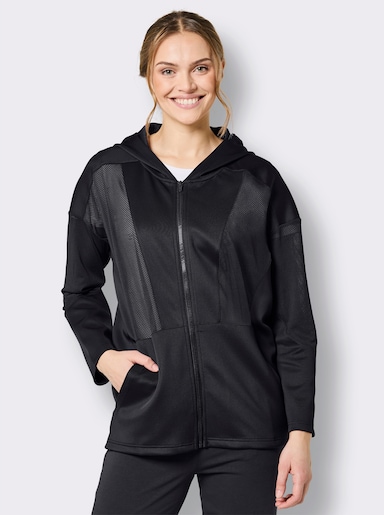 Catamaran Sports Funktionsjacke Mesh-Besätzen - schwarz