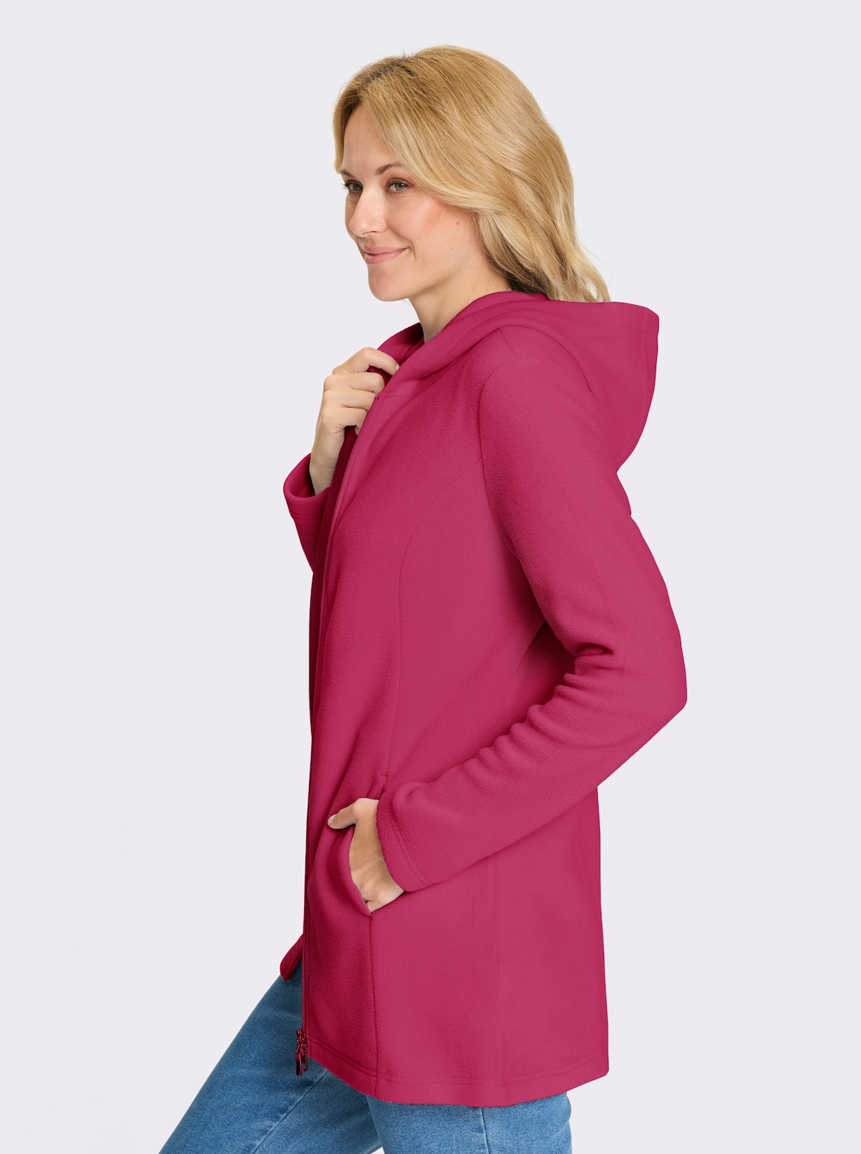 Fleecejacke - fuchsia