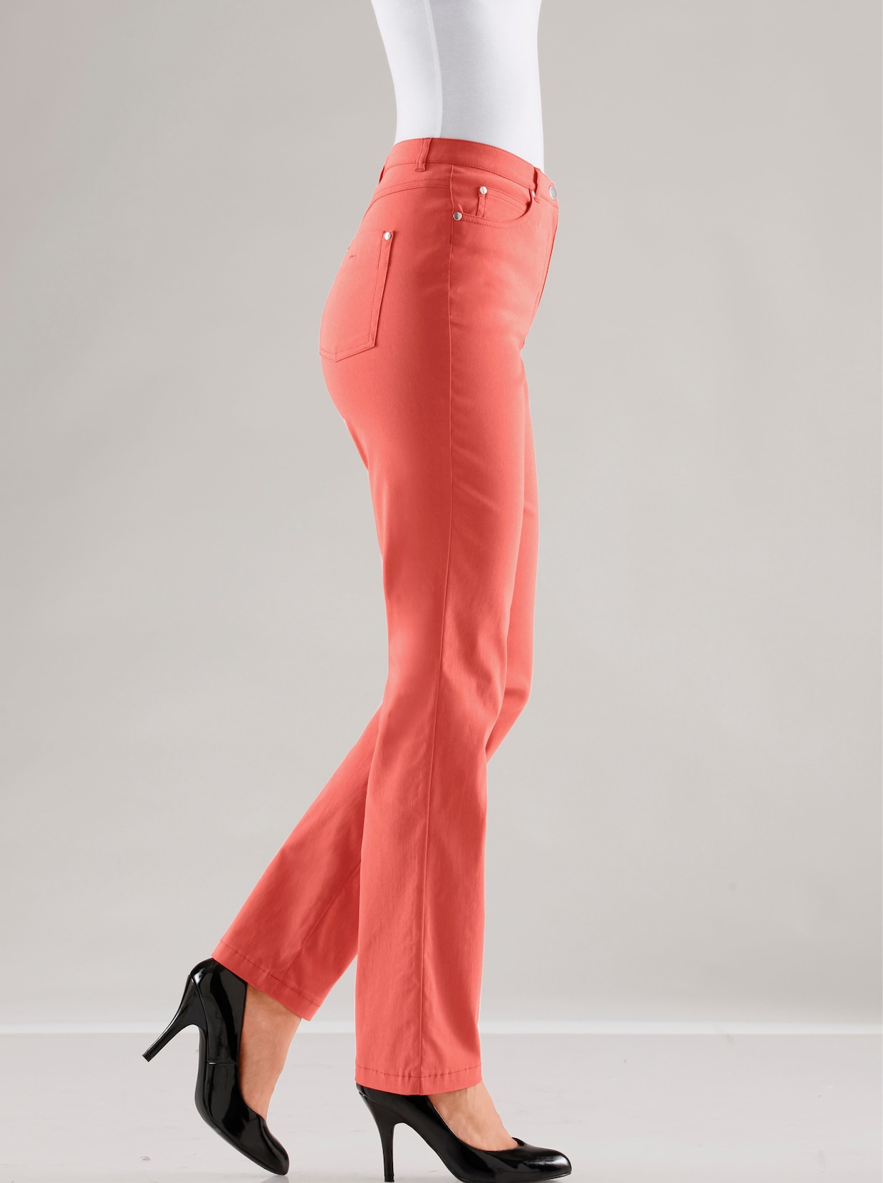 Stehmann Comfort line Pantalon 5 poches - corail
