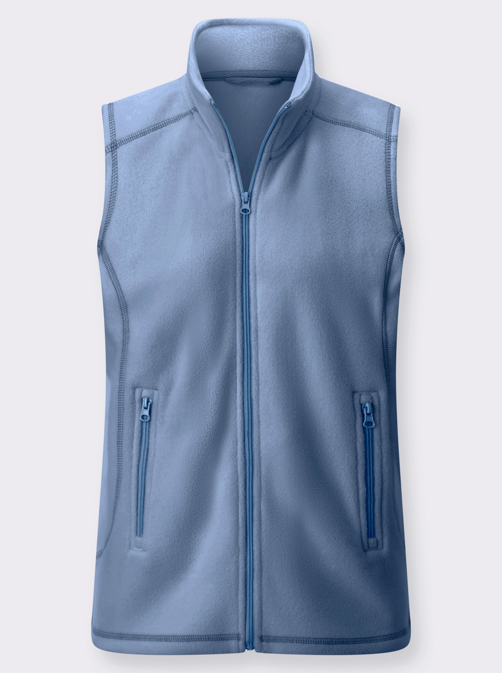 Fleecegilet in antipilling-uitvoering - bleu