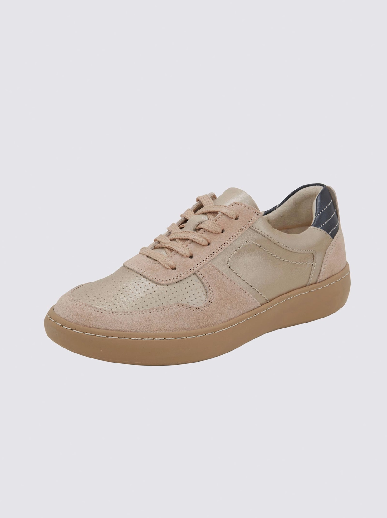 heine Sneaker - sand-schwarz